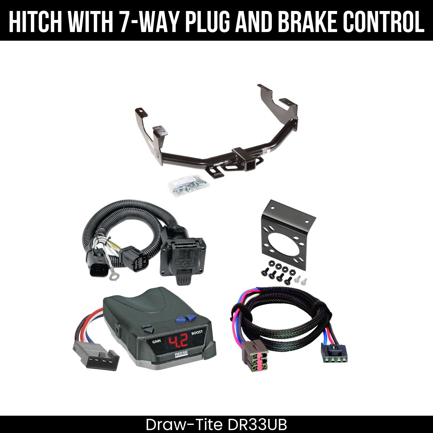 Trailer Hitch , 7-Way , Reese Brake EVN Control