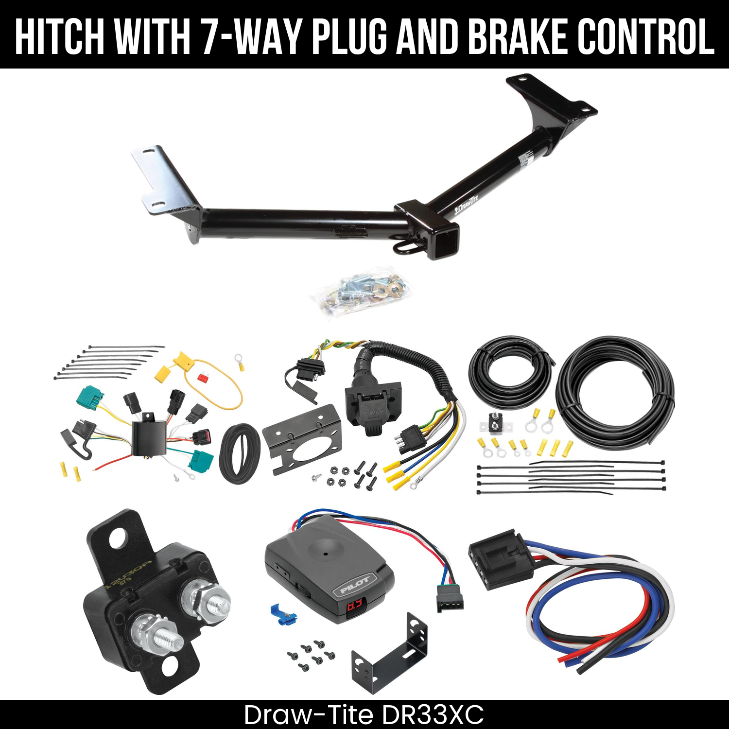 Trailer Hitch , 7-Way , Pro Series Pilot Brake Control