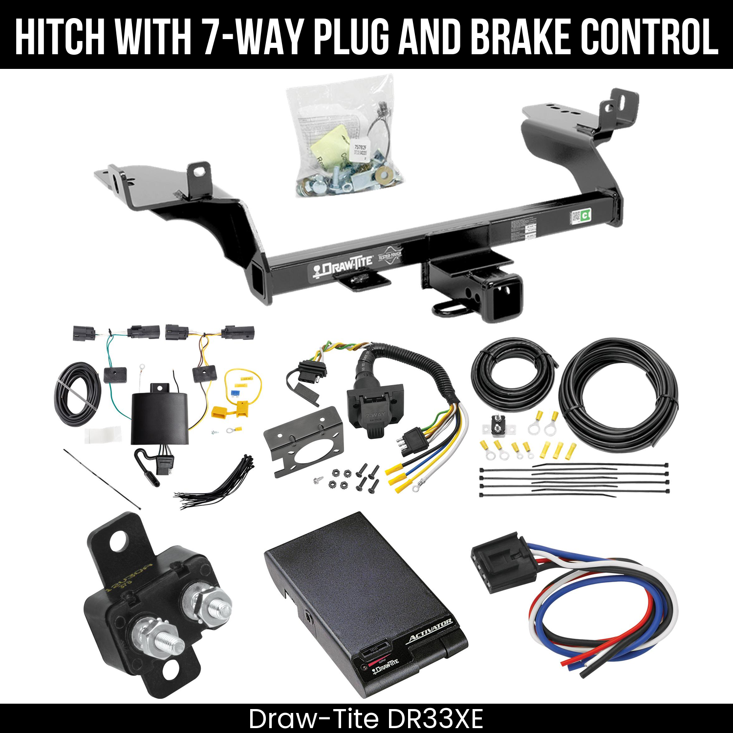 Trailer Hitch , 7-Way , Draw-Tite Activator Brake Control