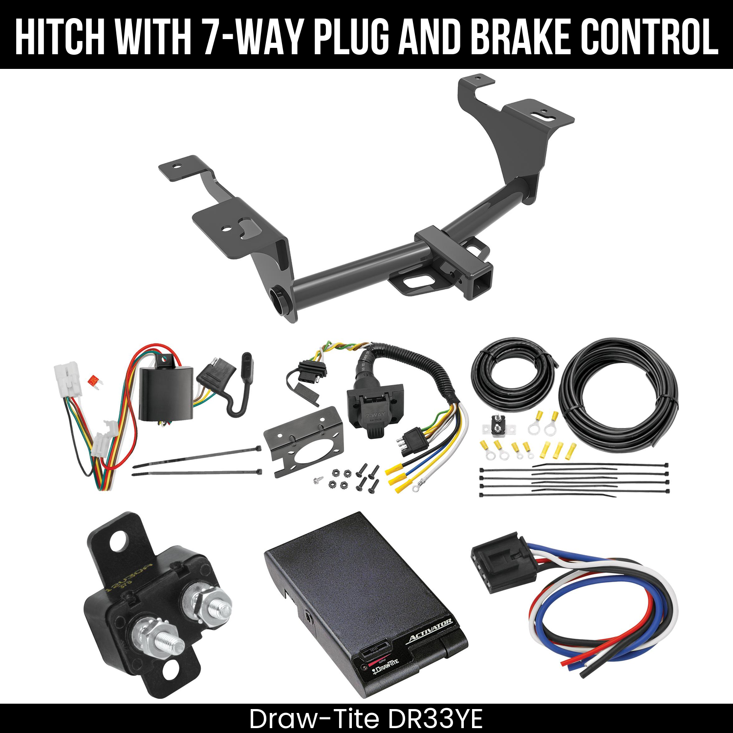 Trailer Hitch , 7-Way , Draw-Tite Activator Brake Control