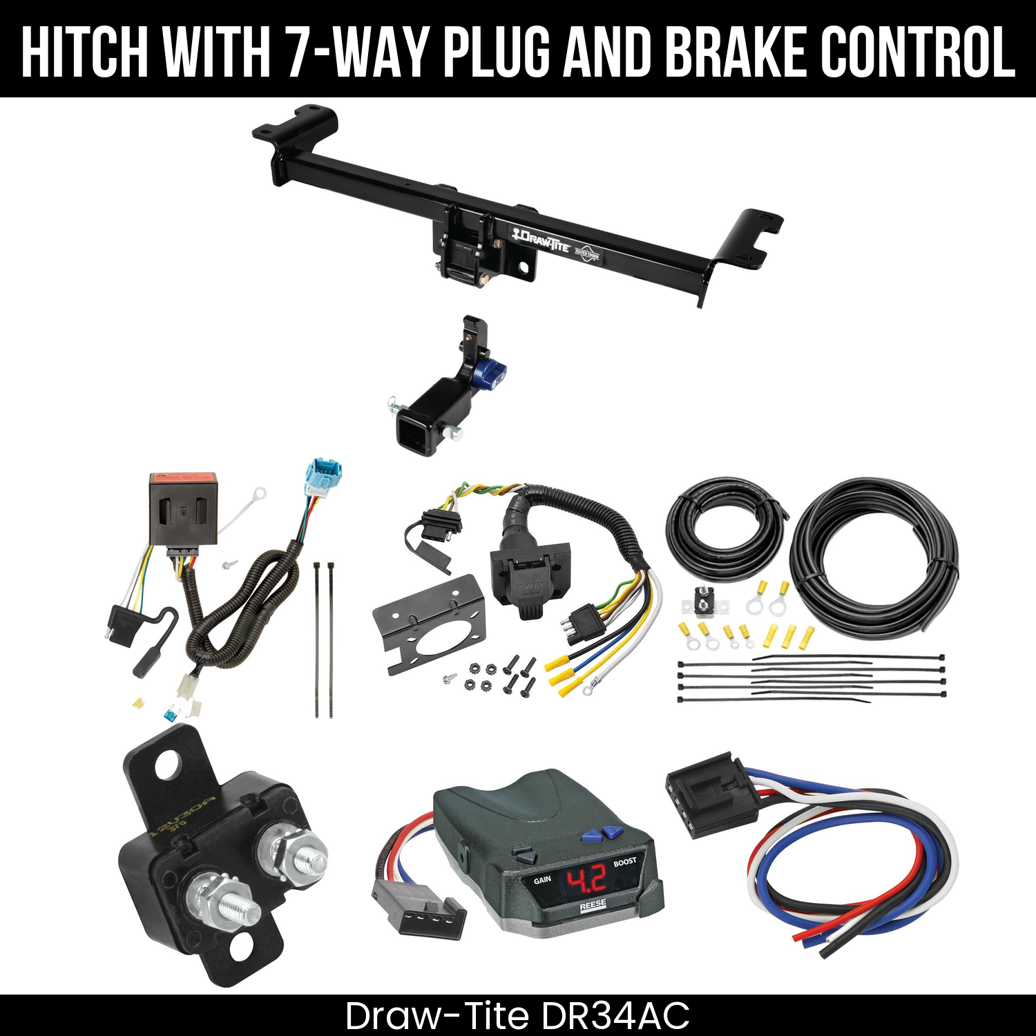 Trailer Hitch , 7-Way , Reese Brake EVN Control