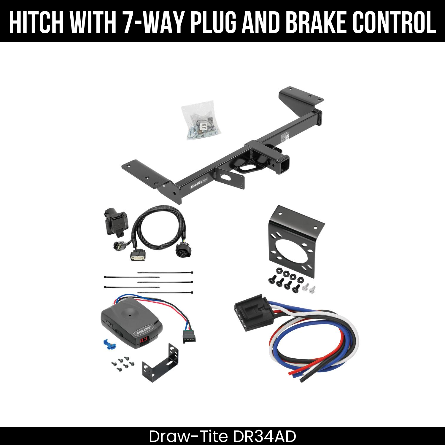 Trailer Hitch , 7-Way , Pro Series Pilot Brake Control