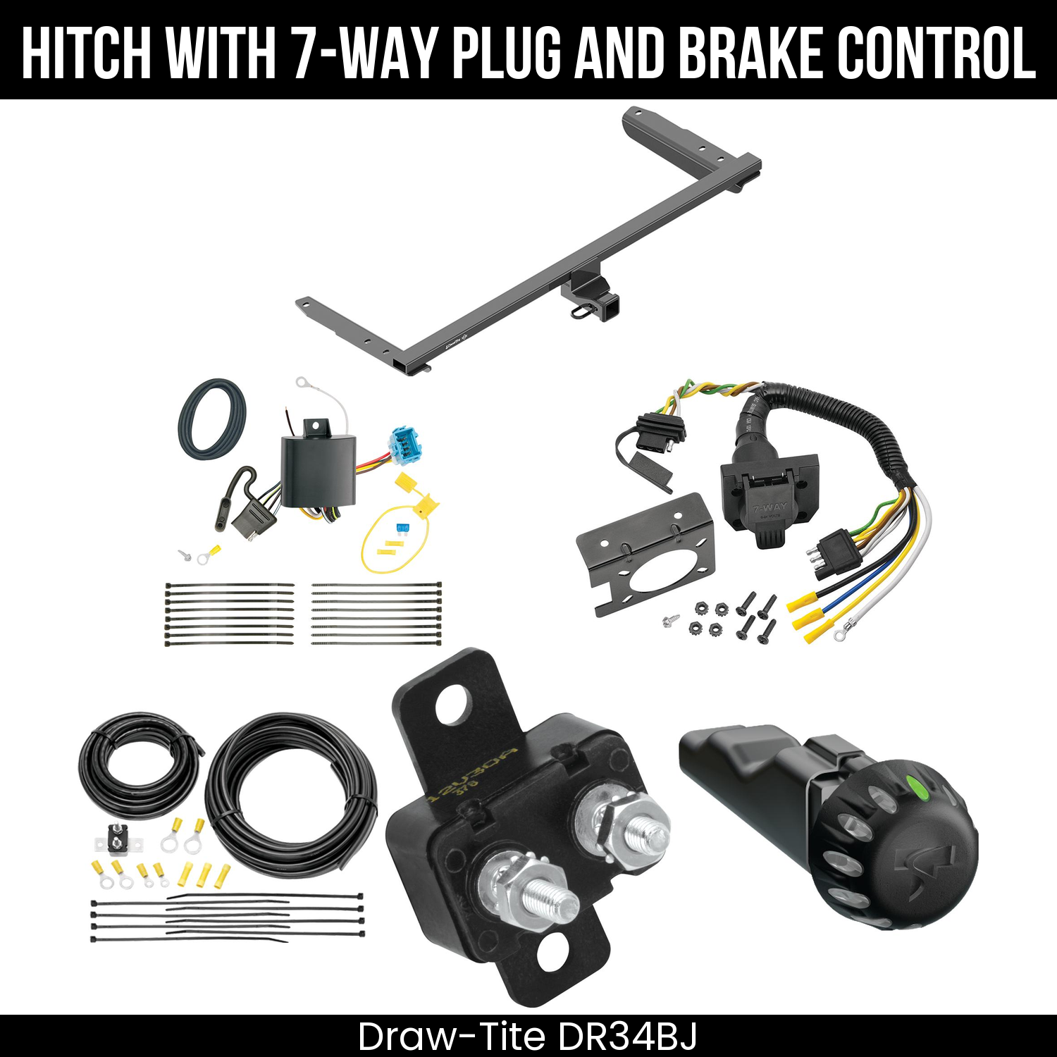 Trailer Hitch , 7-Way , Tekonsha Voyager iD Smart Brake Control