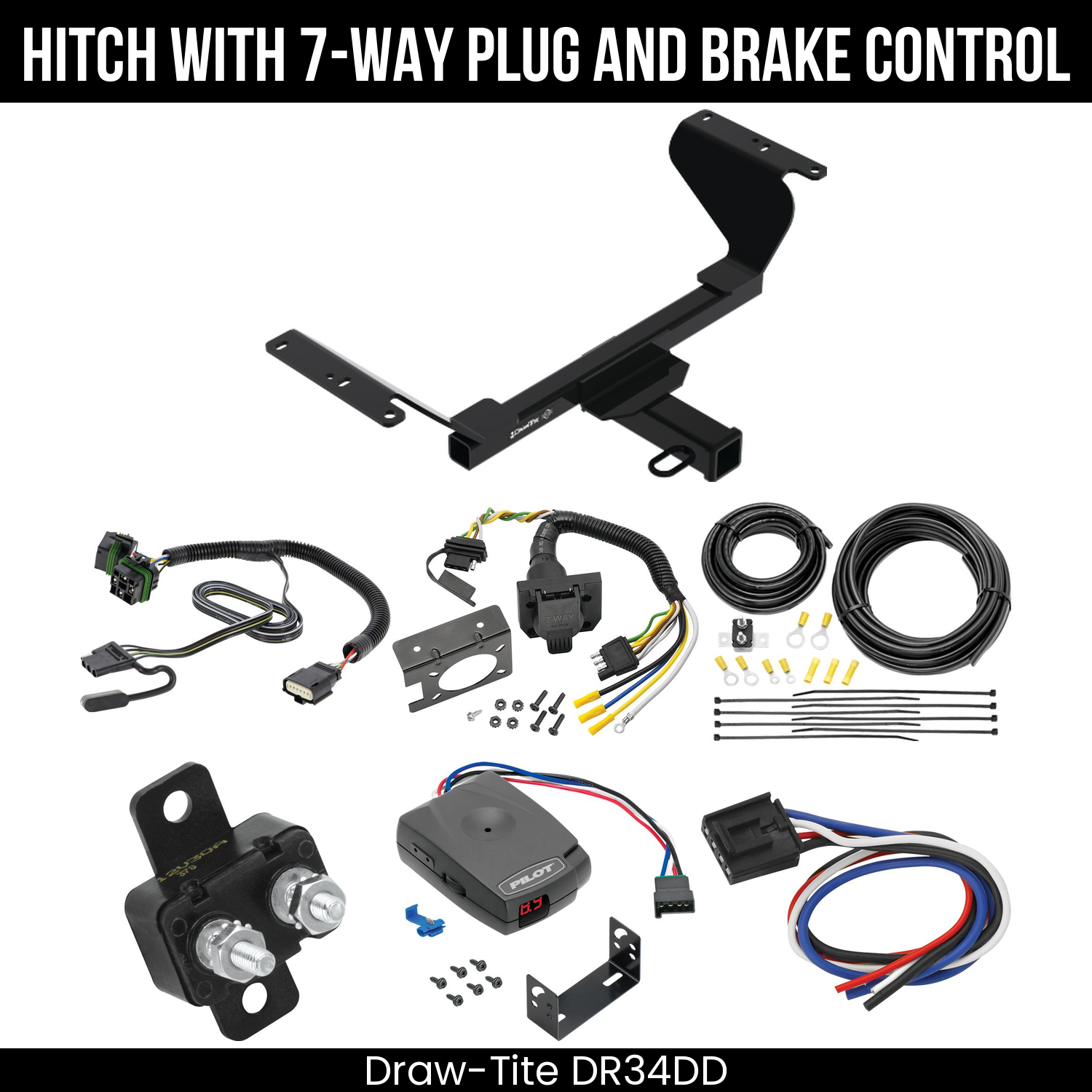 Trailer Hitch , 7-Way , Pro Series Pilot Brake Control