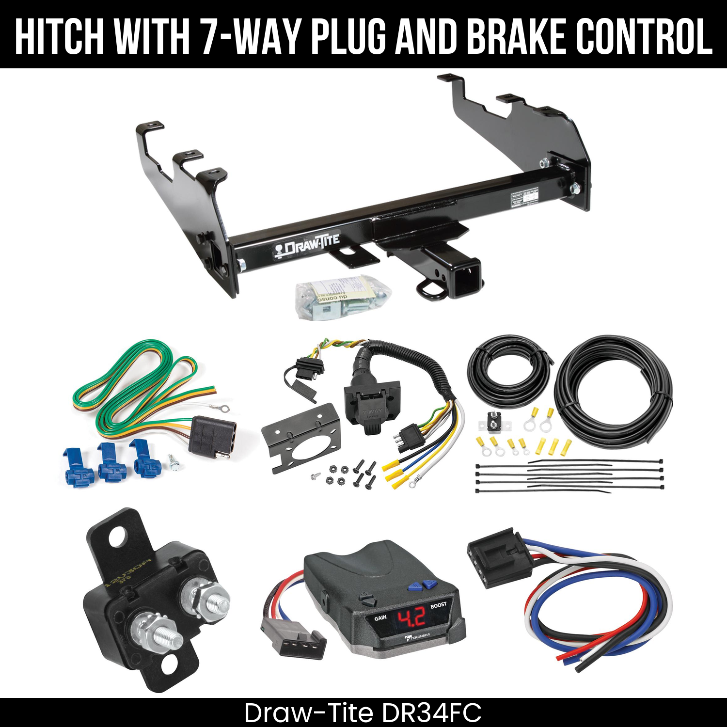 Trailer Hitch , 7-Way , Tekonsha Brake EVN Control