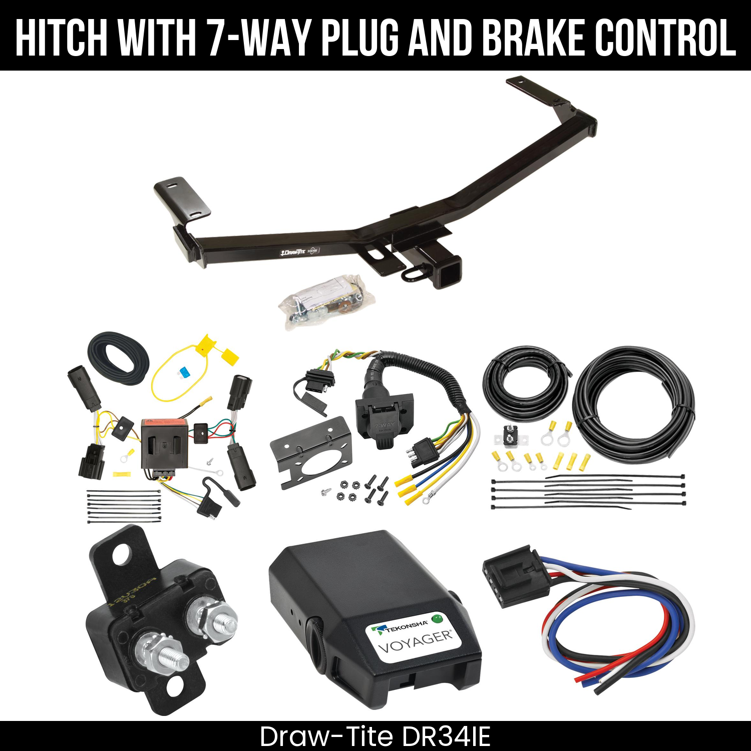 Trailer Hitch , 7-Way , Tekonsha Voyager Brake Control