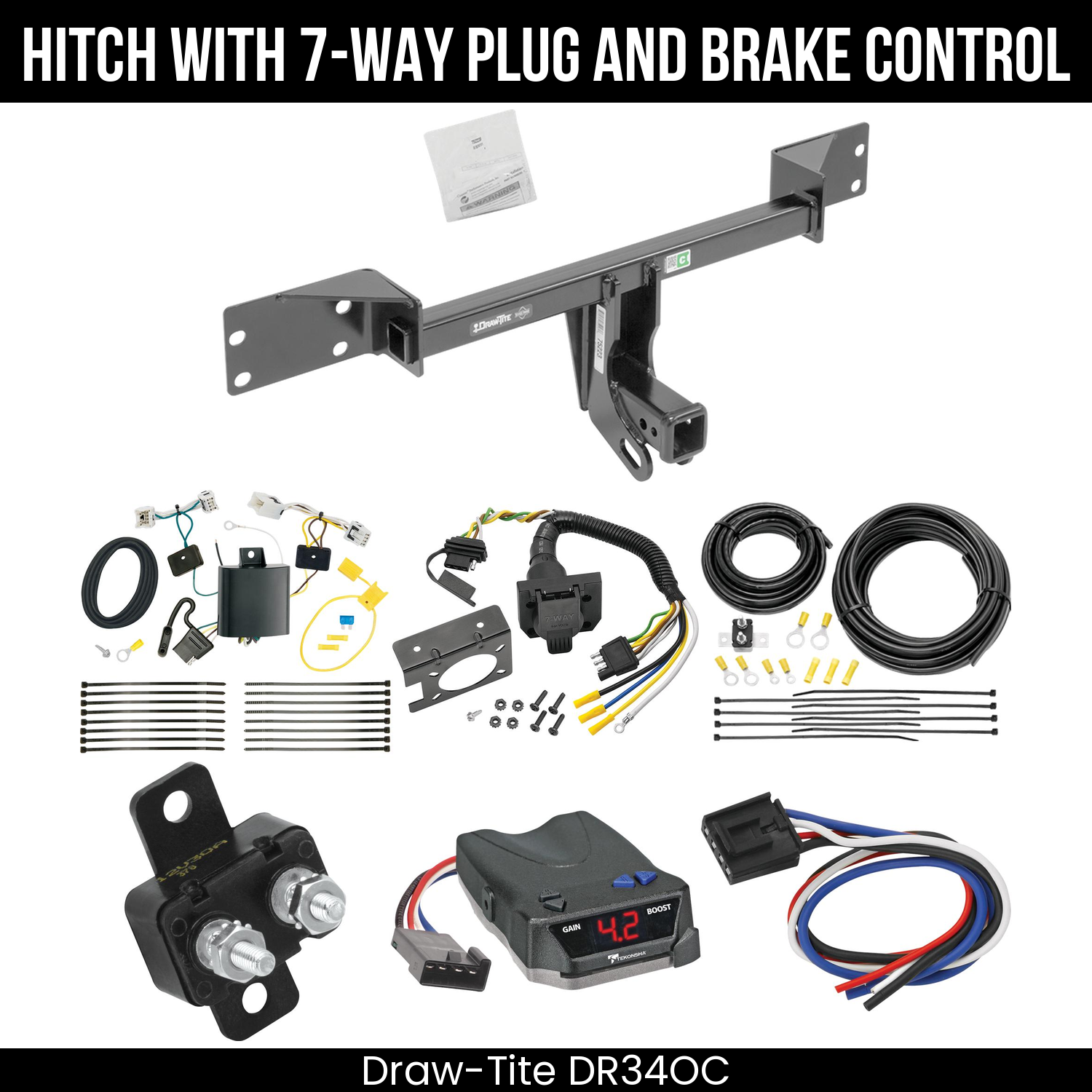 Trailer Hitch , 7-Way , Tekonsha Brake EVN Control