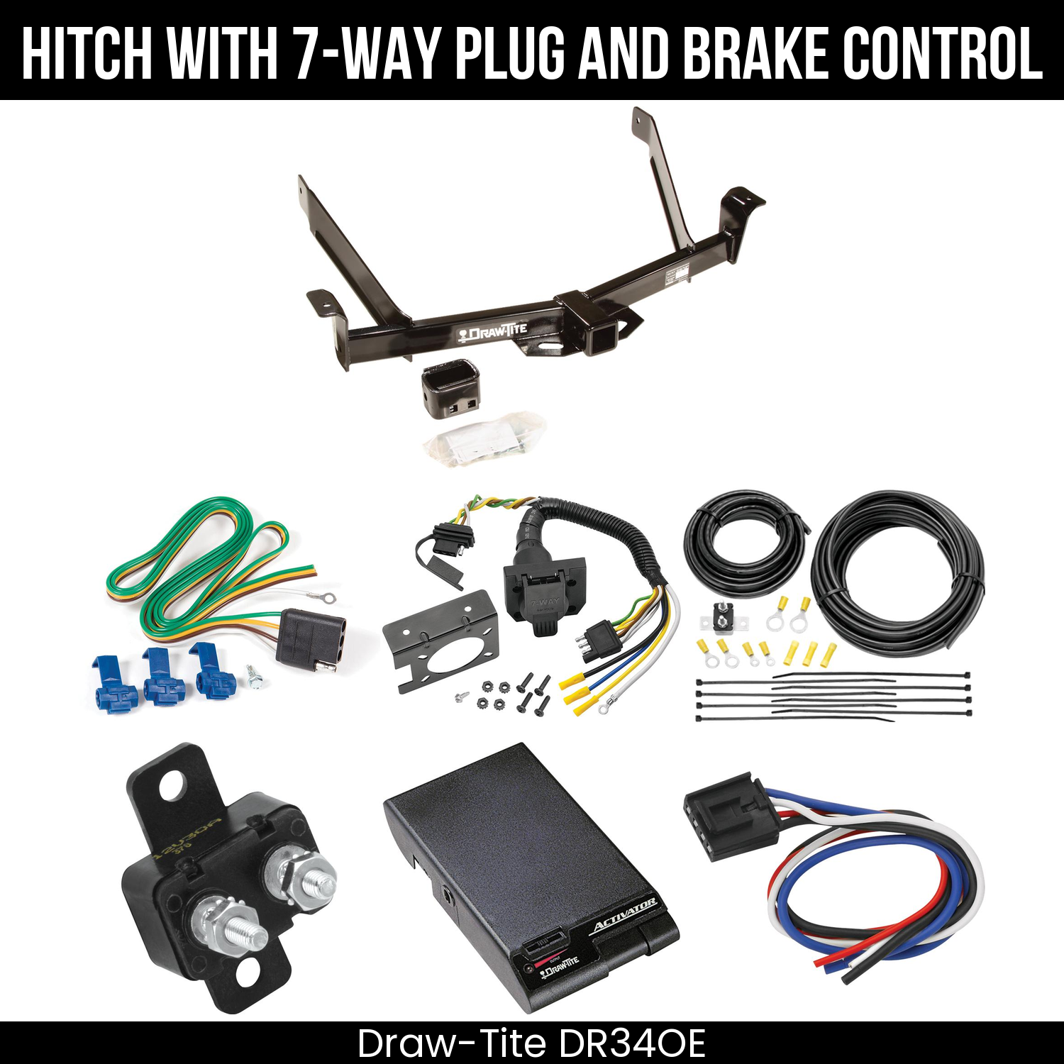 Trailer Hitch , 7-Way , Draw-Tite Activator Brake Control