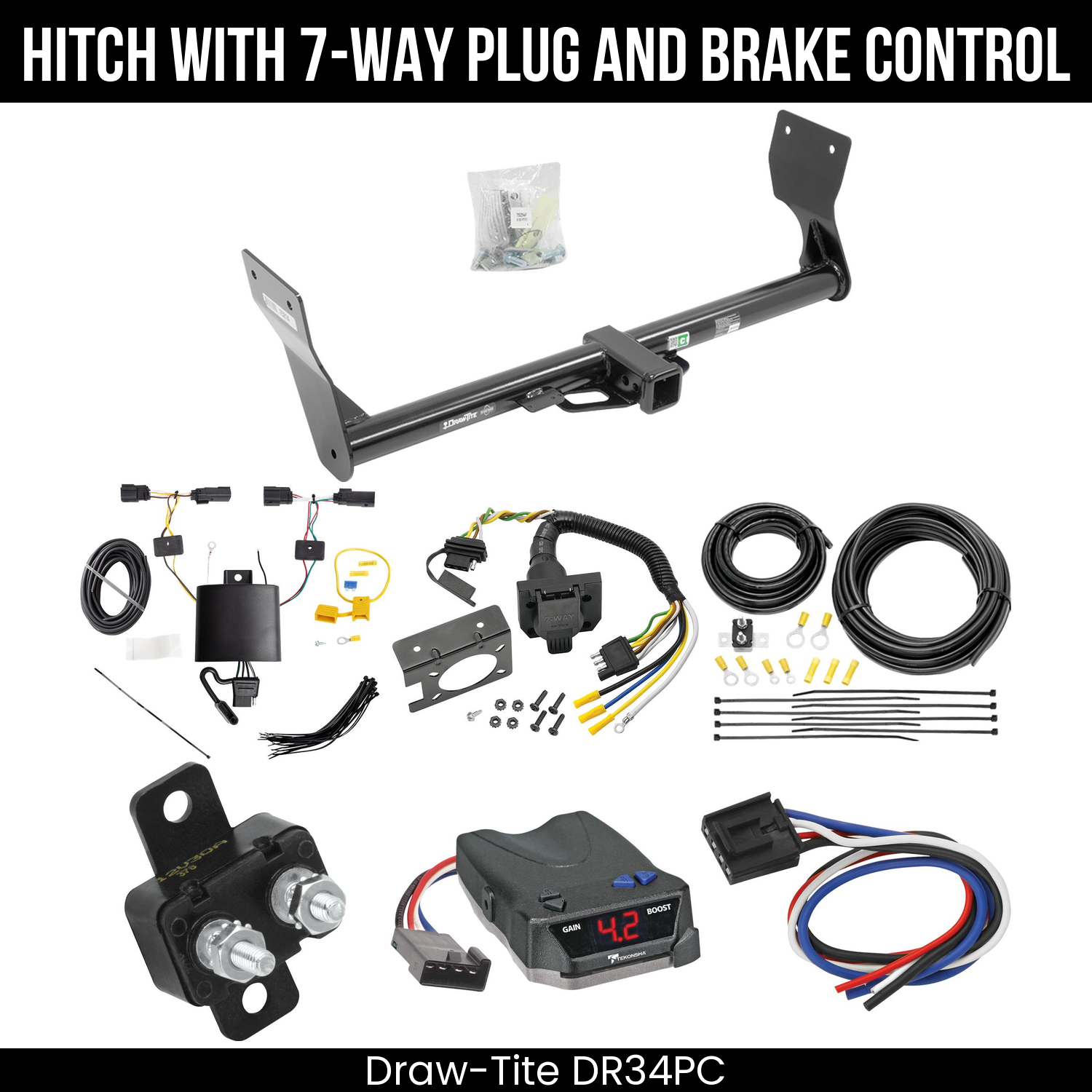 Trailer Hitch , 7-Way , Tekonsha Brake EVN Control