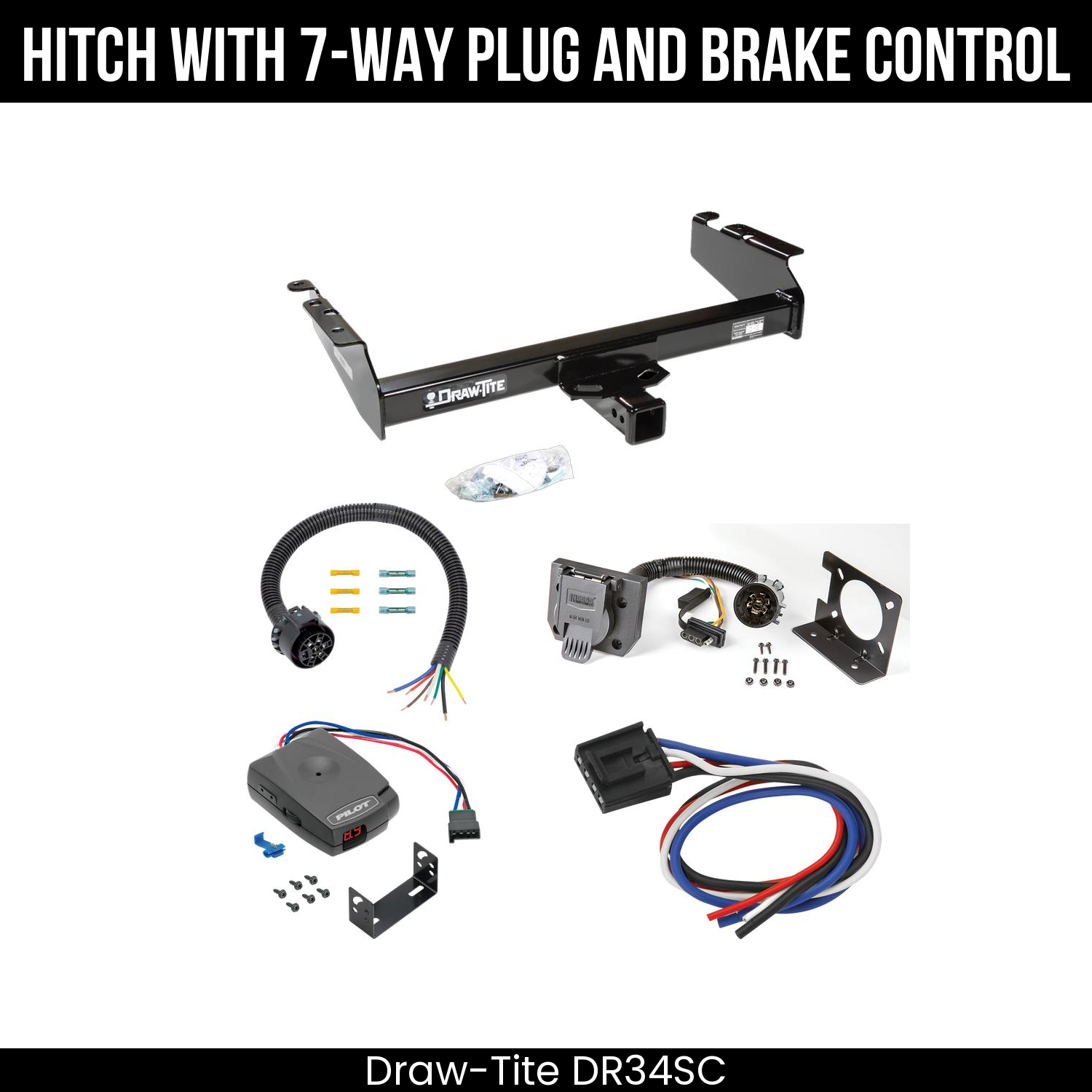 Trailer Hitch , 7-Way , Pro Series Pilot Brake Control