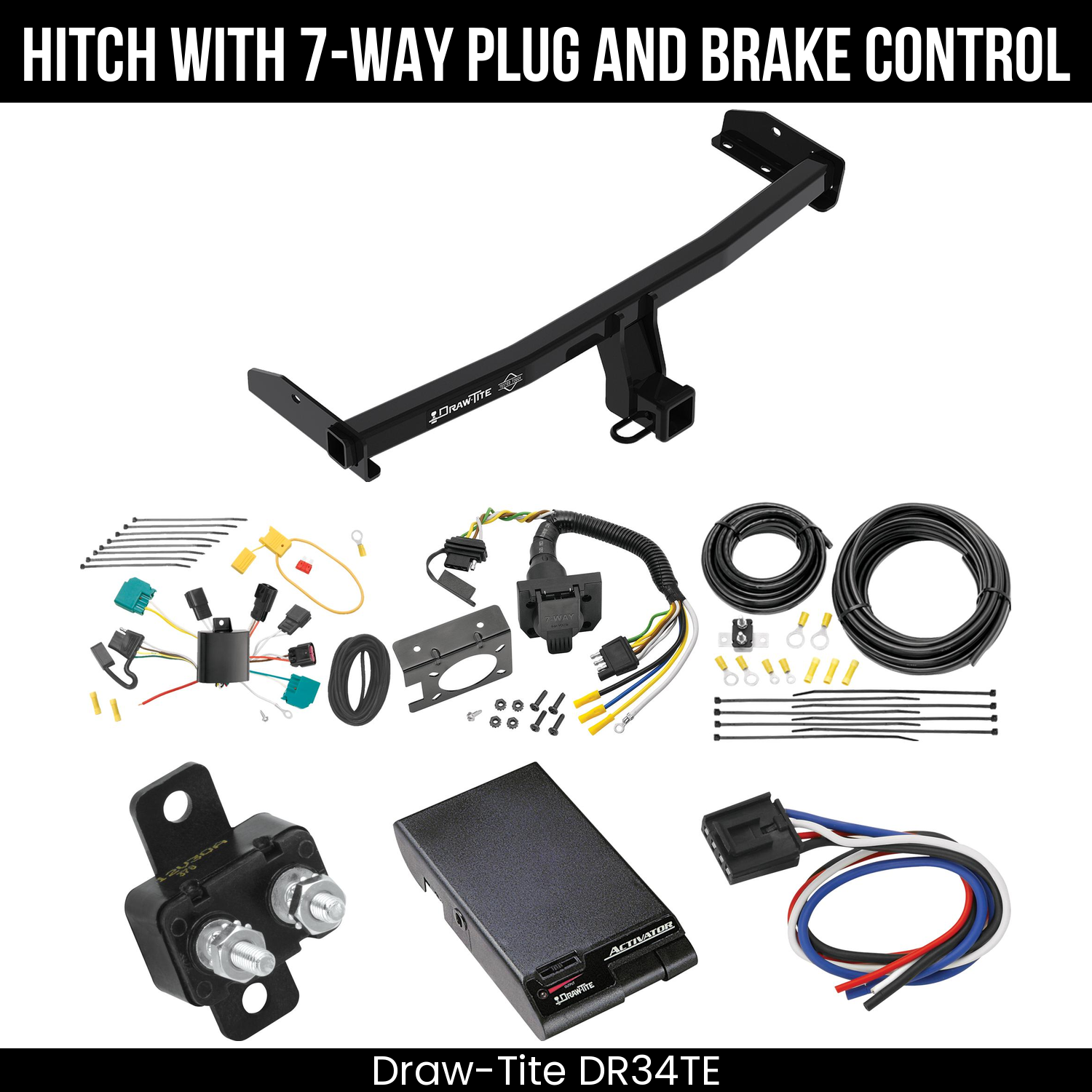 Trailer Hitch , 7-Way , Draw-Tite Activator Brake Control
