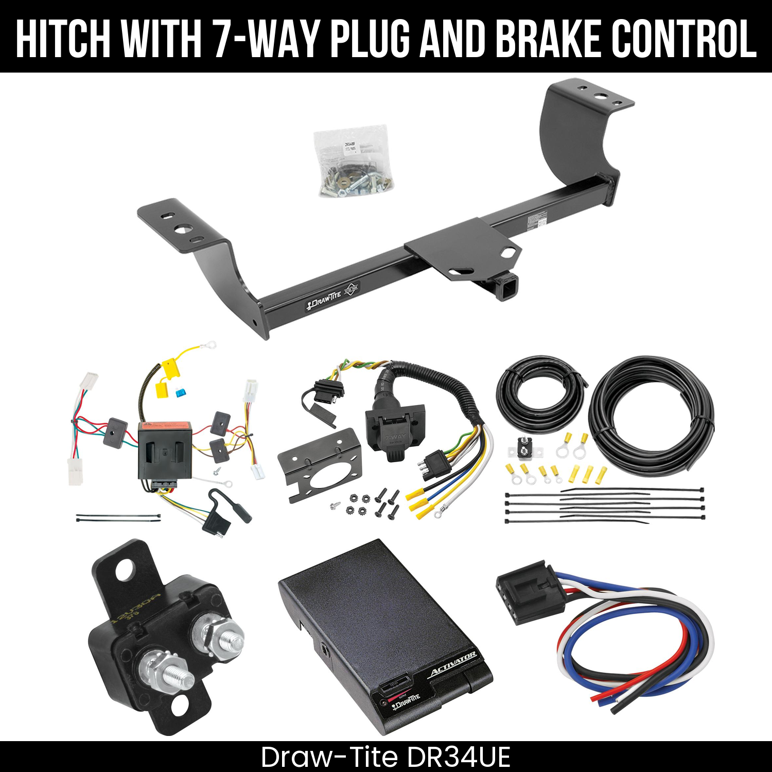 Trailer Hitch , 7-Way , Draw-Tite Activator Brake Control