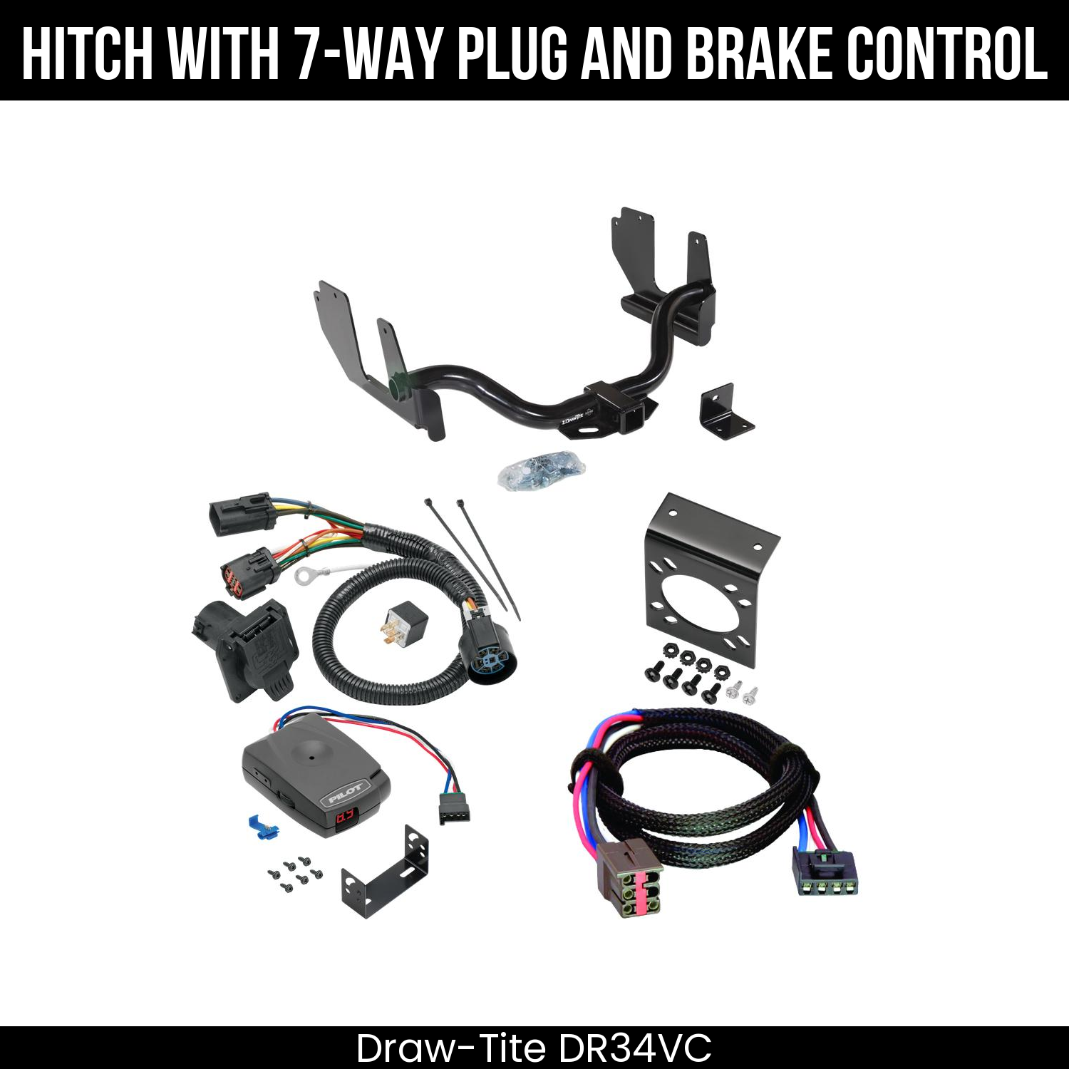 Trailer Hitch , 7-Way , Pro Series Pilot Brake Control