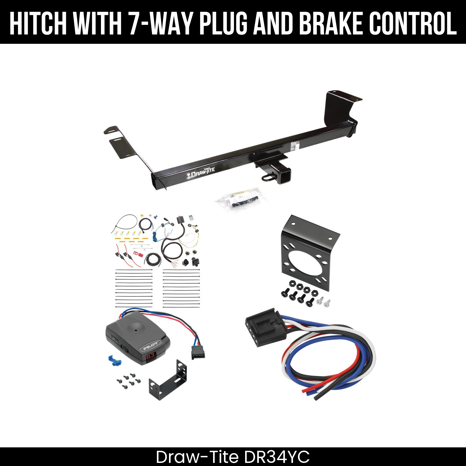 Trailer Hitch , 7-Way , Pro Series Pilot Brake Control
