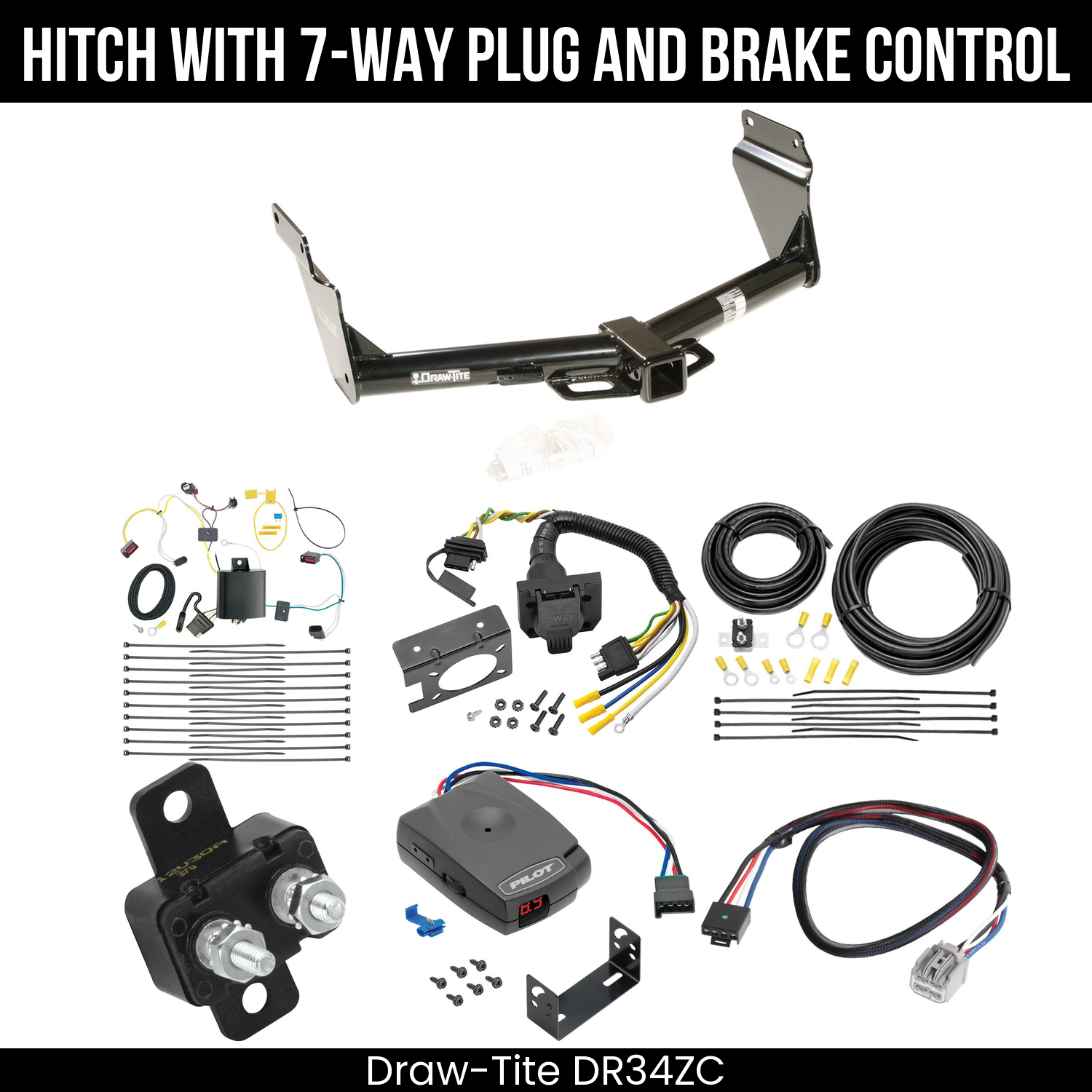 Trailer Hitch , 7-Way , Pro Series Pilot Brake Control