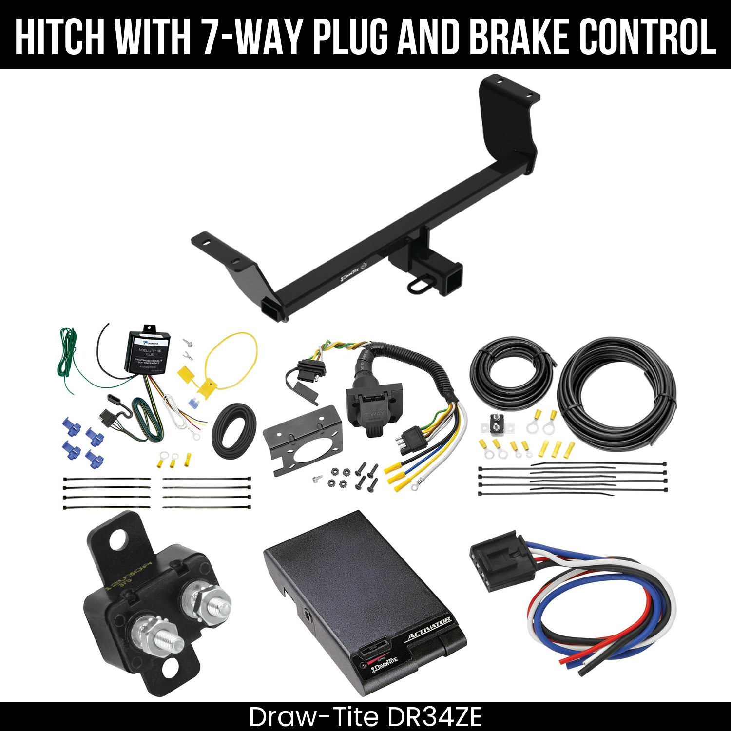 Trailer Hitch , 7-Way , Draw-Tite Activator Brake Control