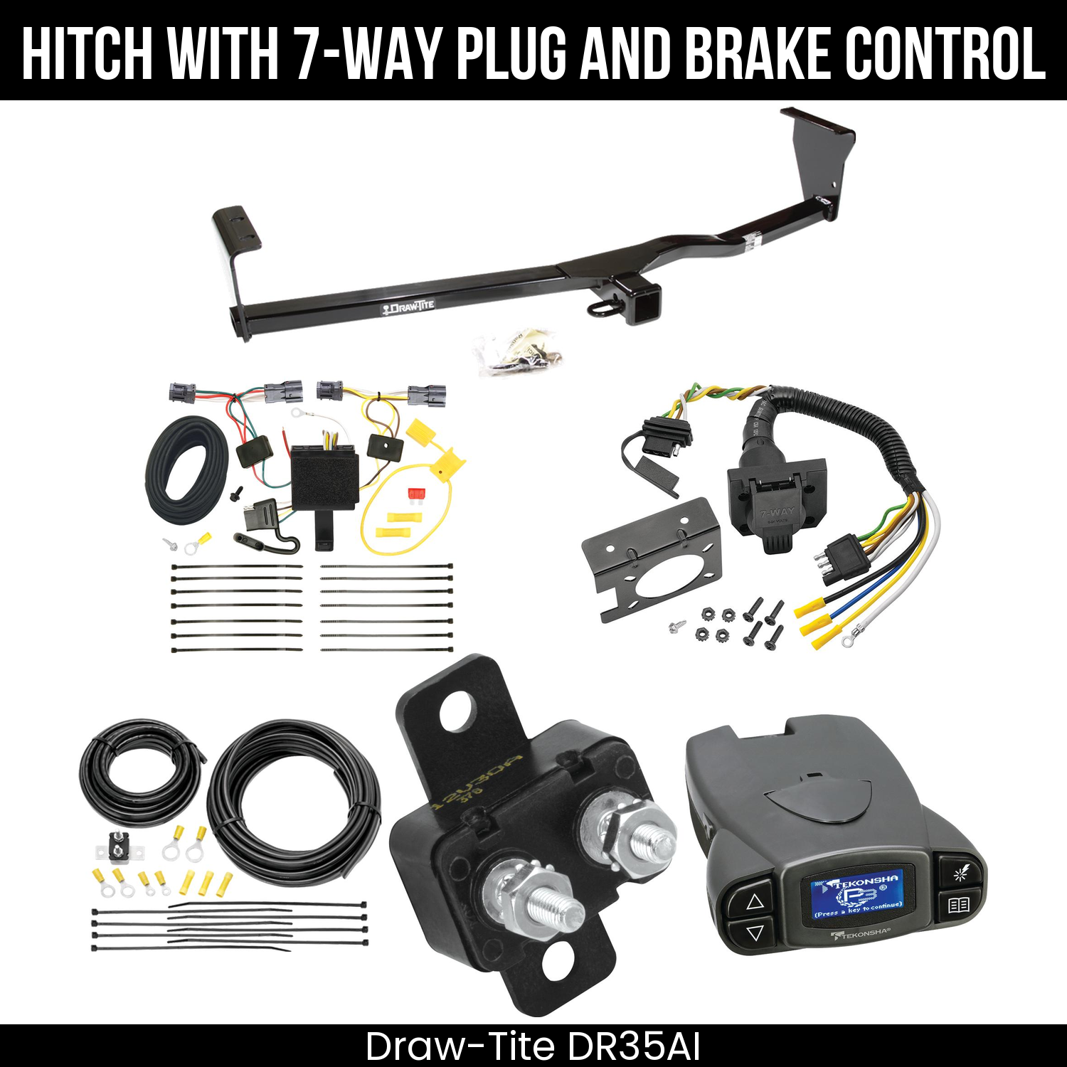 Trailer Hitch , 7-Way , Tekonsha Prodigy P3 Brake Control