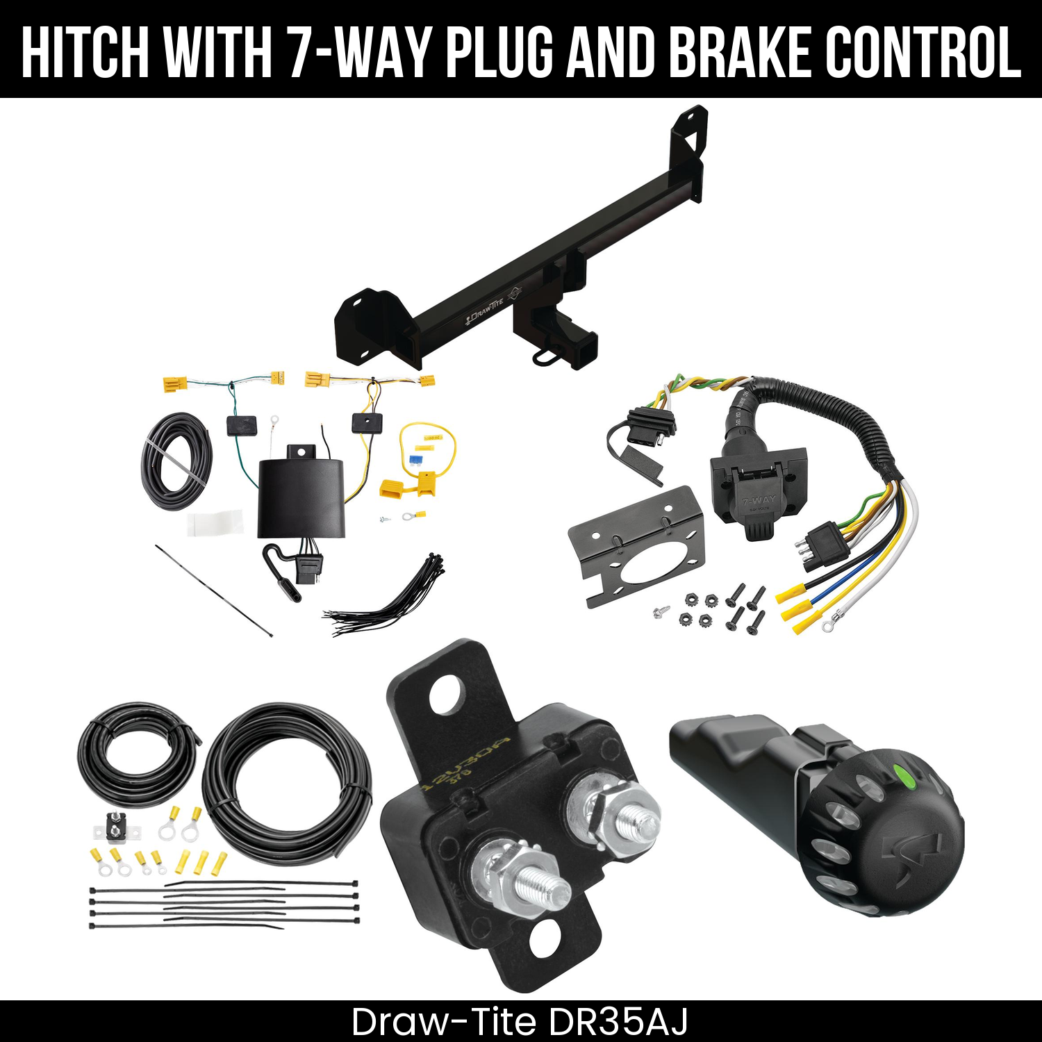 Trailer Hitch , 7-Way , Tekonsha Voyager iD Smart Brake Control
