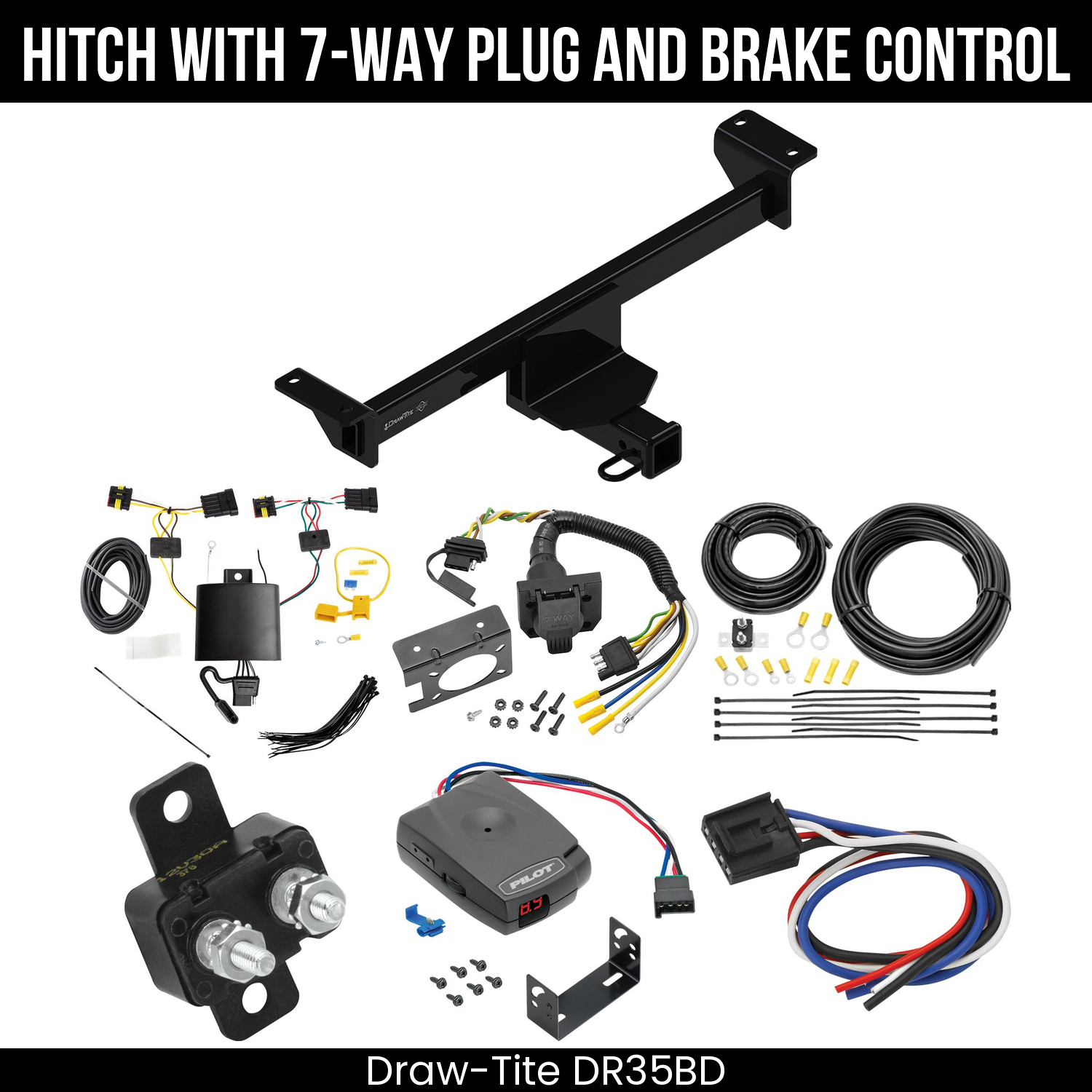 Trailer Hitch , 7-Way , Pro Series Pilot Brake Control