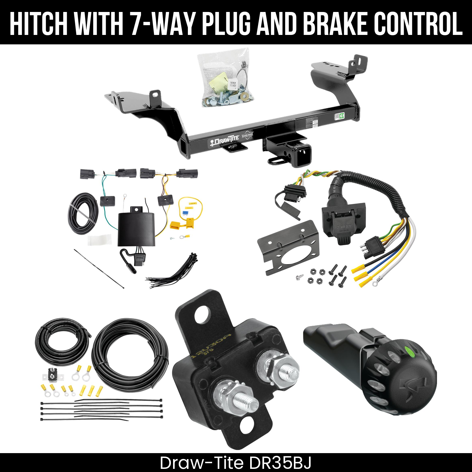 Trailer Hitch , 7-Way , Tekonsha Voyager iD Smart Brake Control