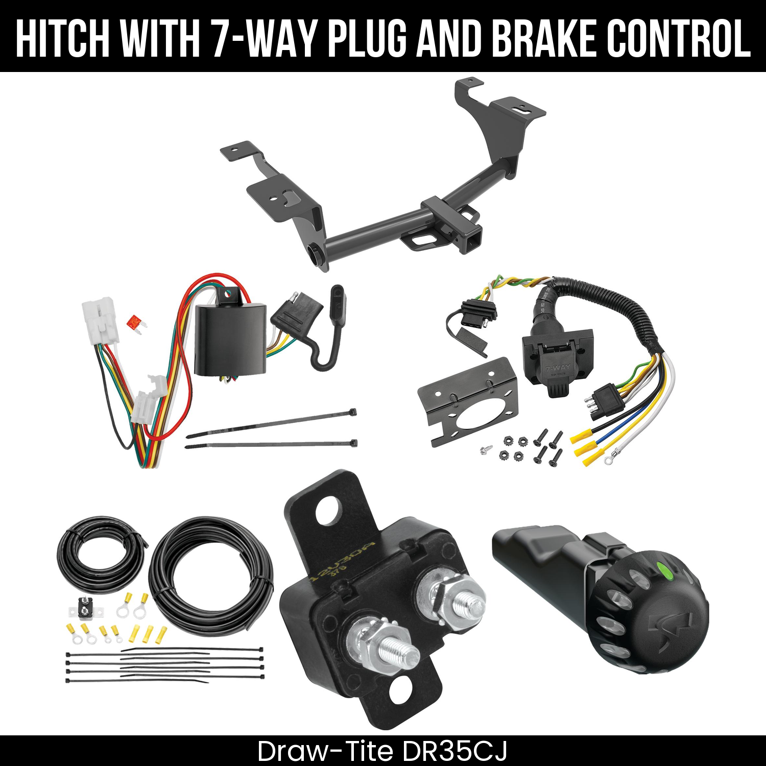 Trailer Hitch , 7-Way , Tekonsha Voyager iD Smart Brake Control