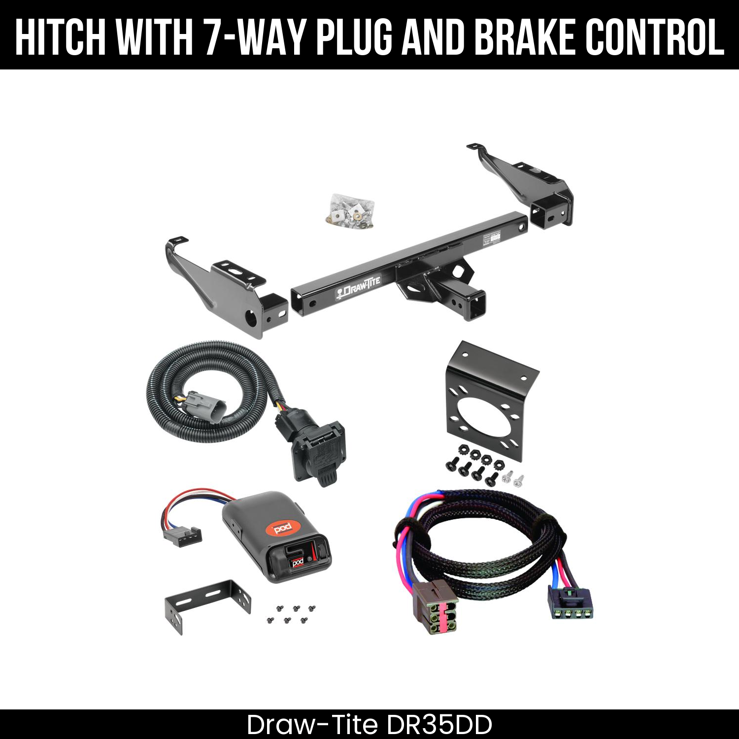 Trailer Hitch , 7-Way , Pro Series POD Brake Control