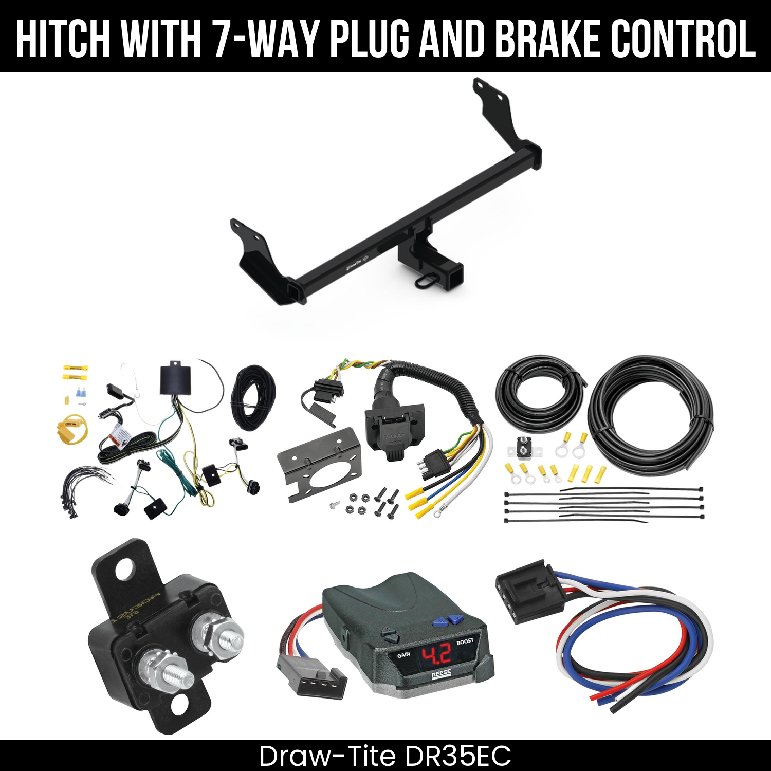Trailer Hitch , 7-Way , Reese Brake EVN Control