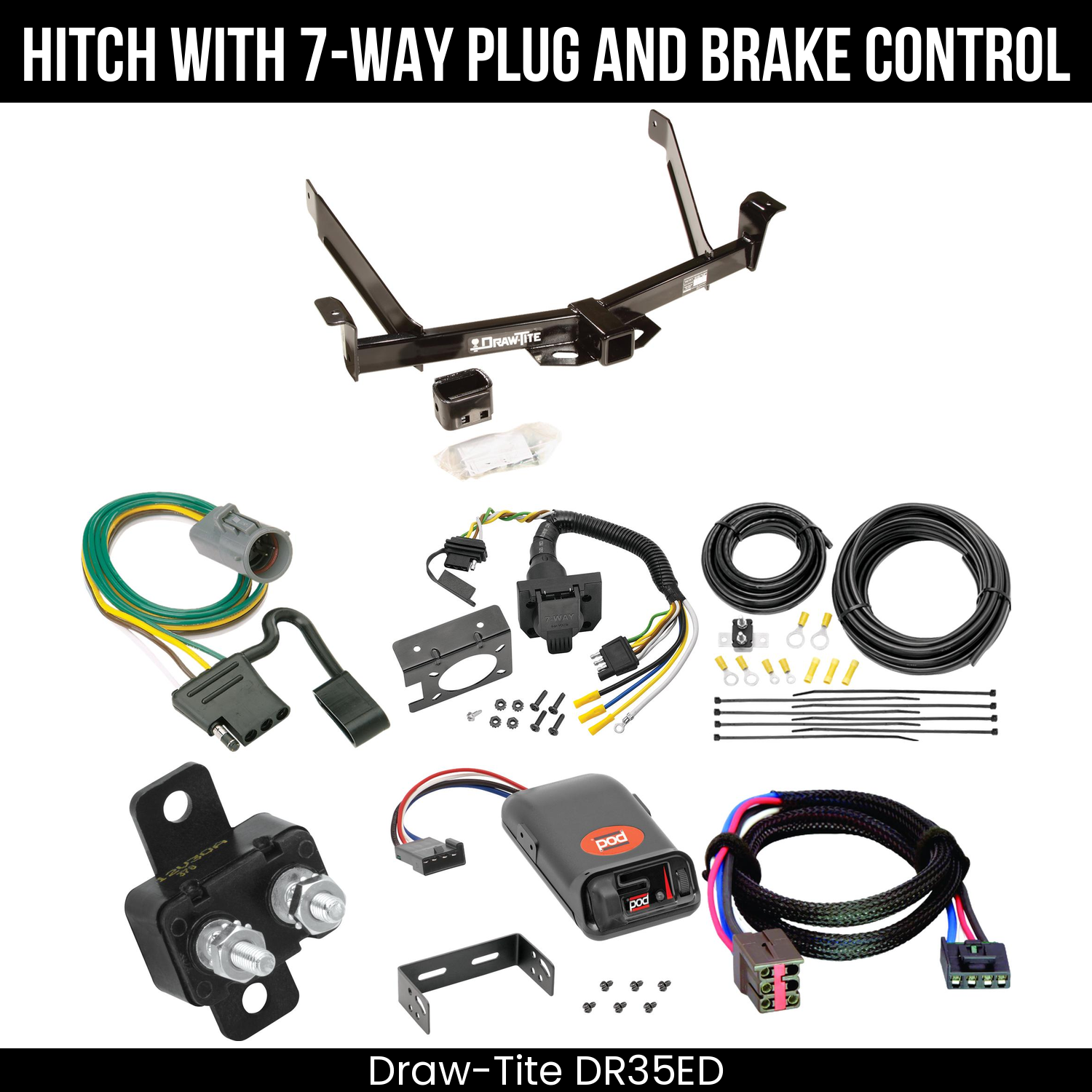 Trailer Hitch , 7-Way , Pro Series POD Brake Control