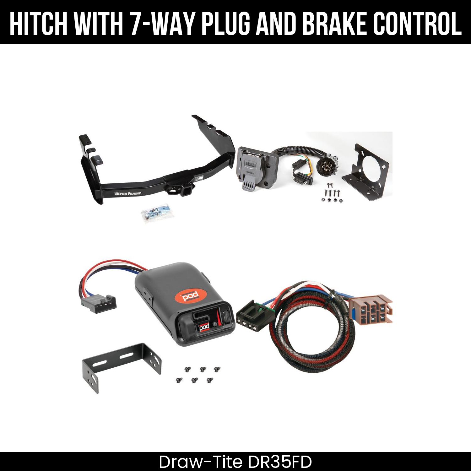 Trailer Hitch , 7-Way , Pro Series POD Brake Control