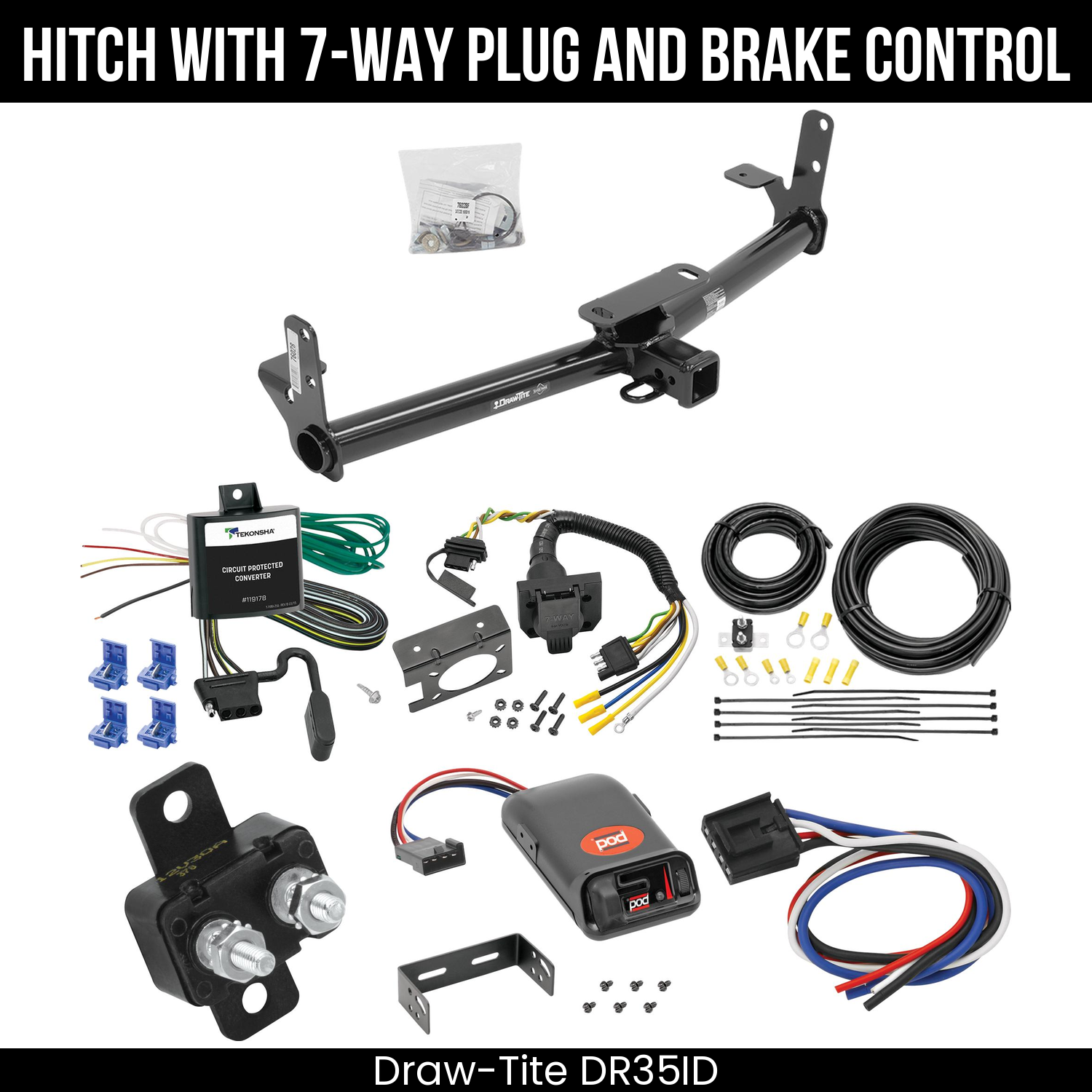 Trailer Hitch , 7-Way , Pro Series POD Brake Control