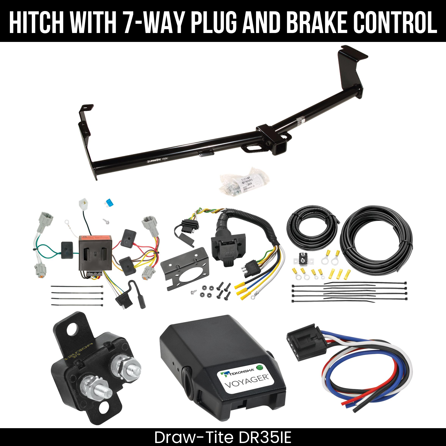 Trailer Hitch , 7-Way , Tekonsha Voyager Brake Control