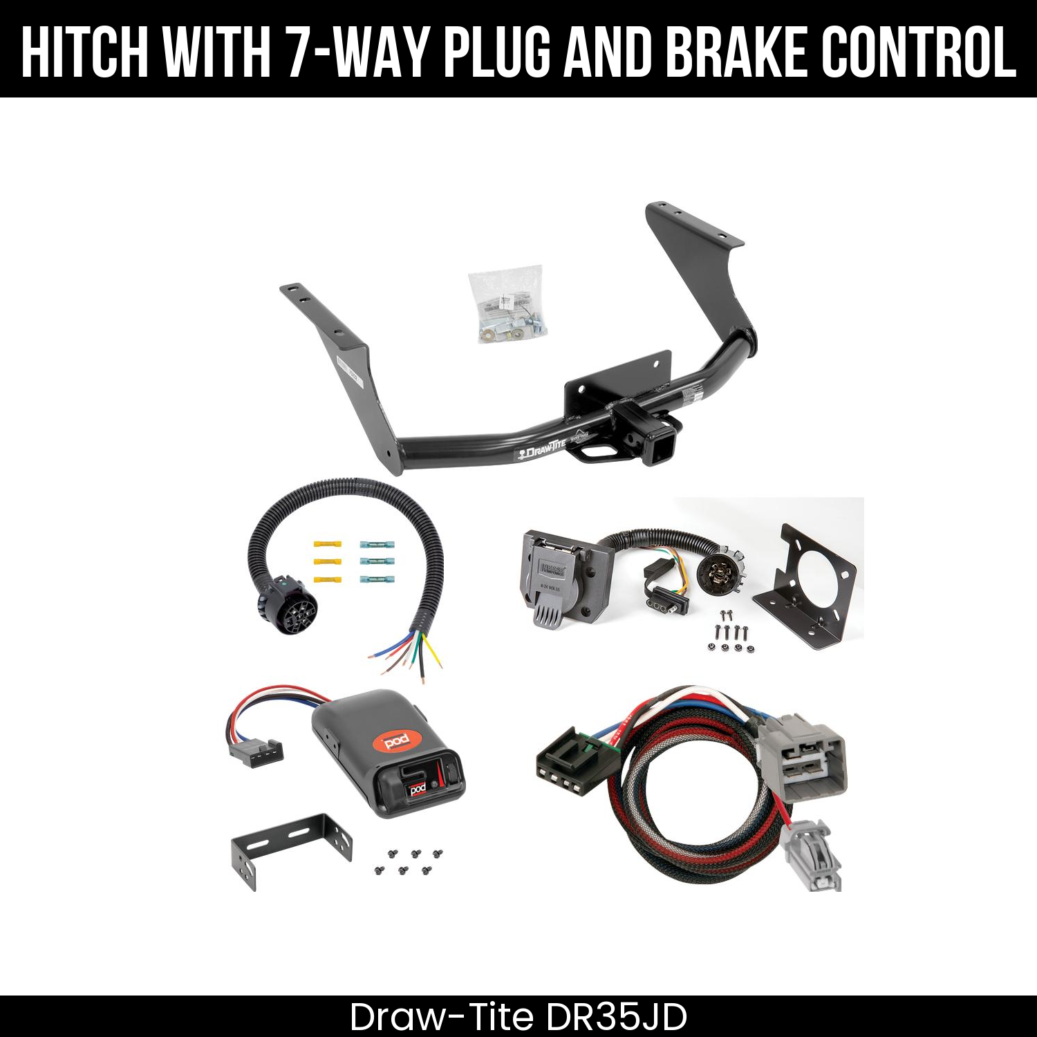 Trailer Hitch , 7-Way , Pro Series POD Brake Control