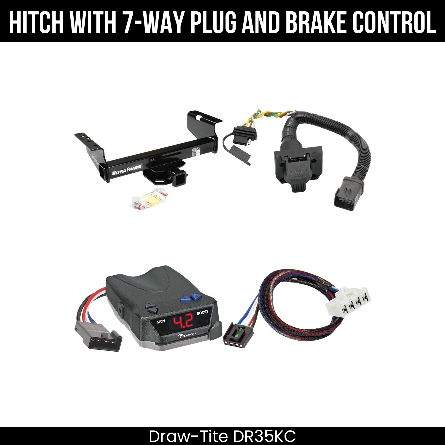 Trailer Hitch , 7-Way , Tekonsha Brake EVN Control