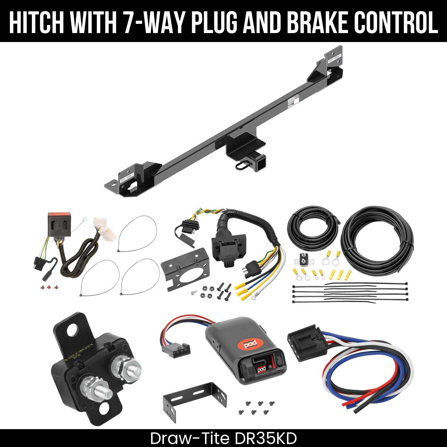 Trailer Hitch , 7-Way , Pro Series POD Brake Control