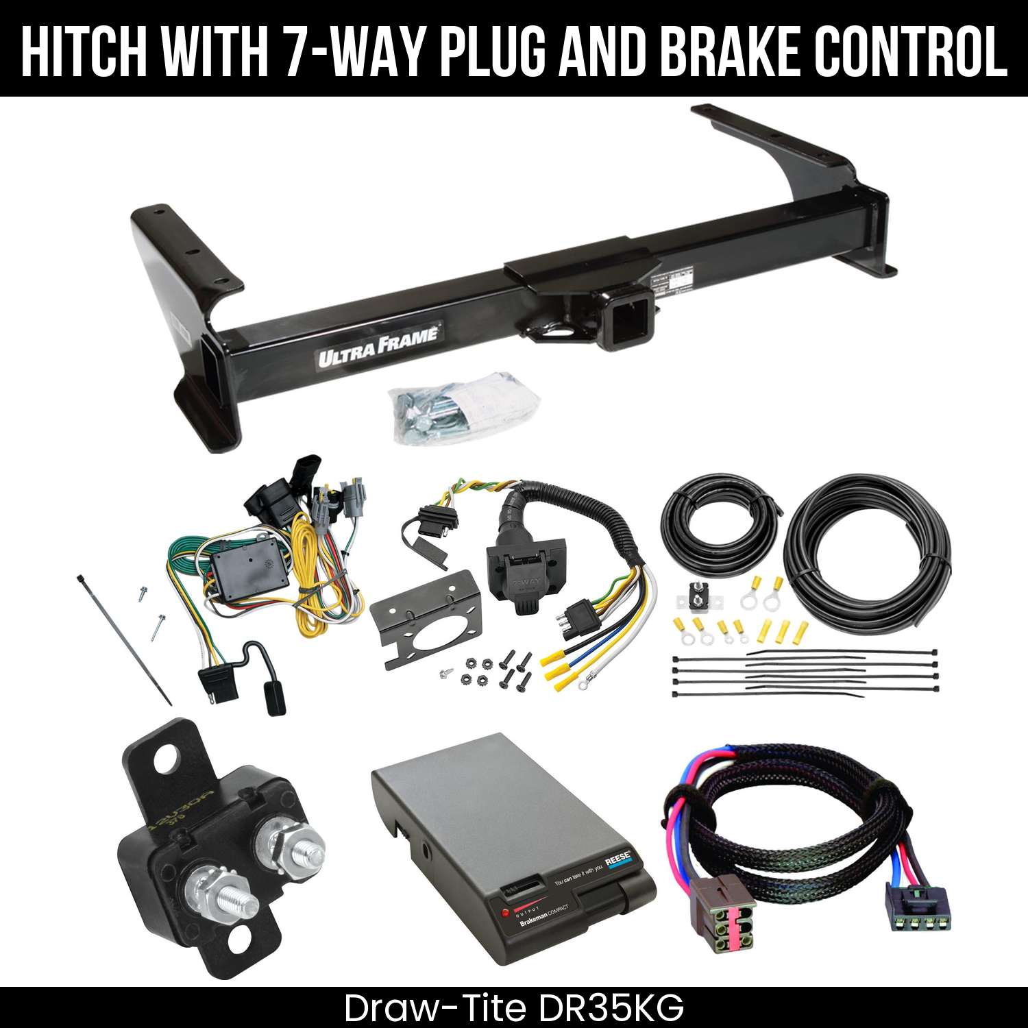 Trailer Hitch , 7-Way , Reese Brakeman Brake Control