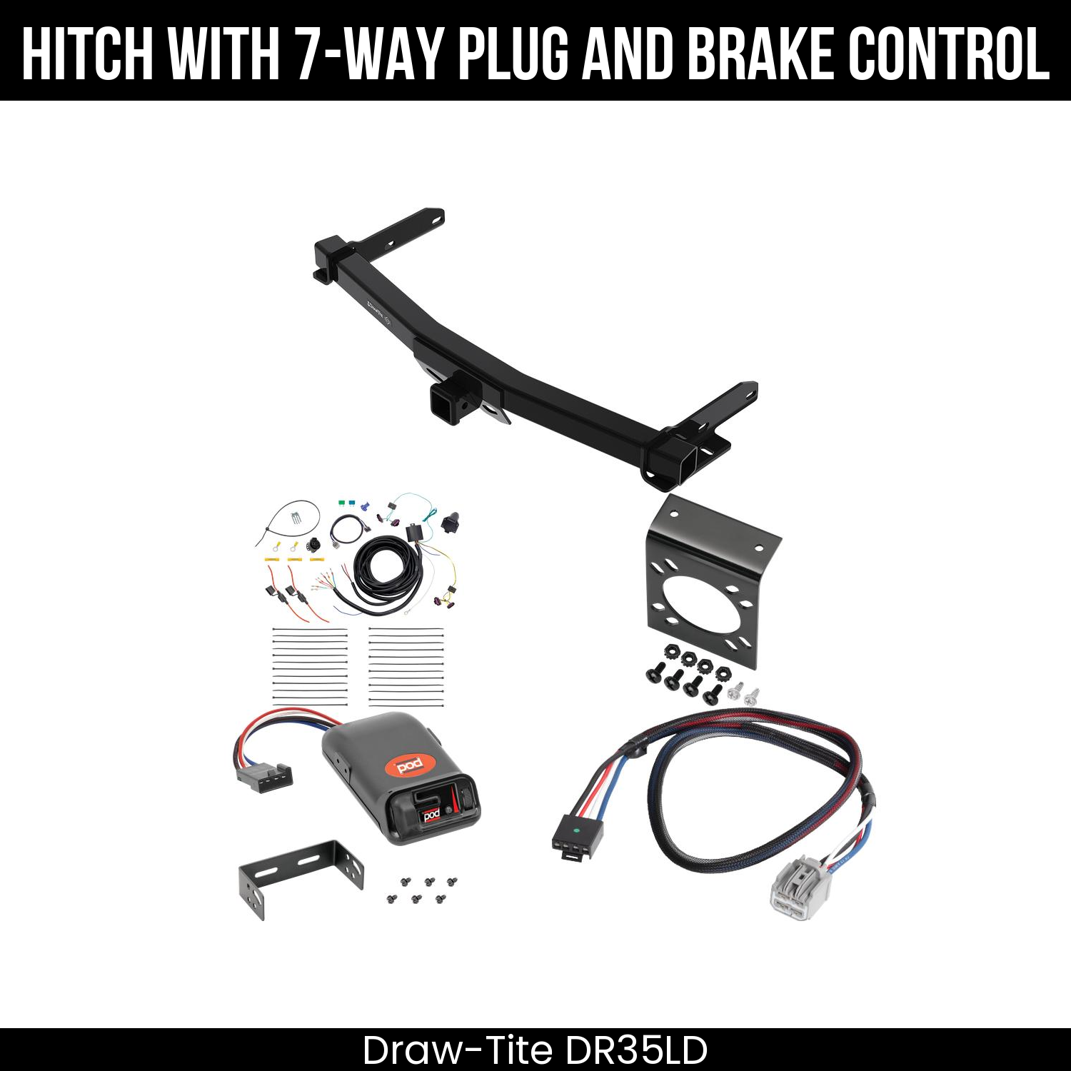 Trailer Hitch , 7-Way , Pro Series POD Brake Control
