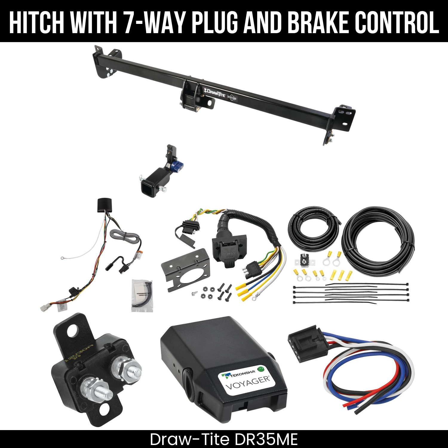 Trailer Hitch , 7-Way , Tekonsha Voyager Brake Control
