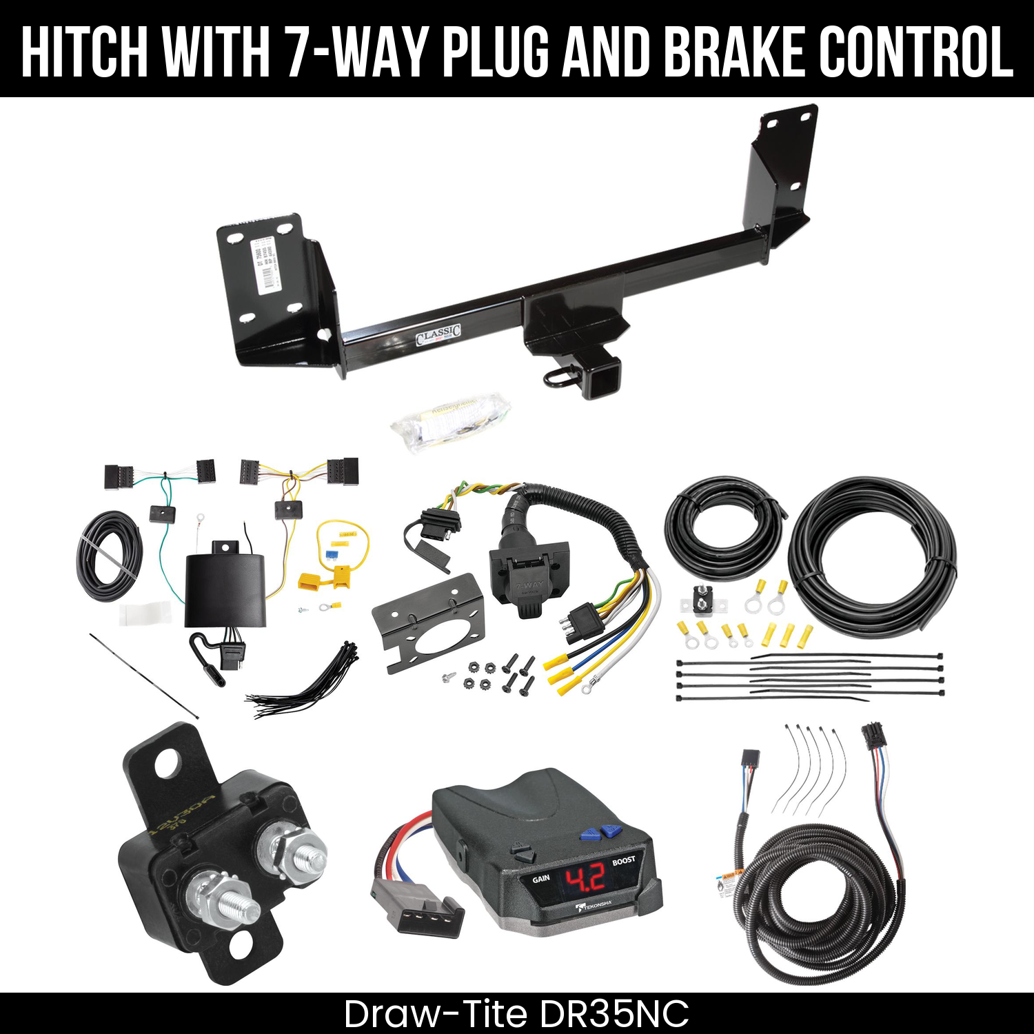 Trailer Hitch , 7-Way , Tekonsha Brake EVN Control