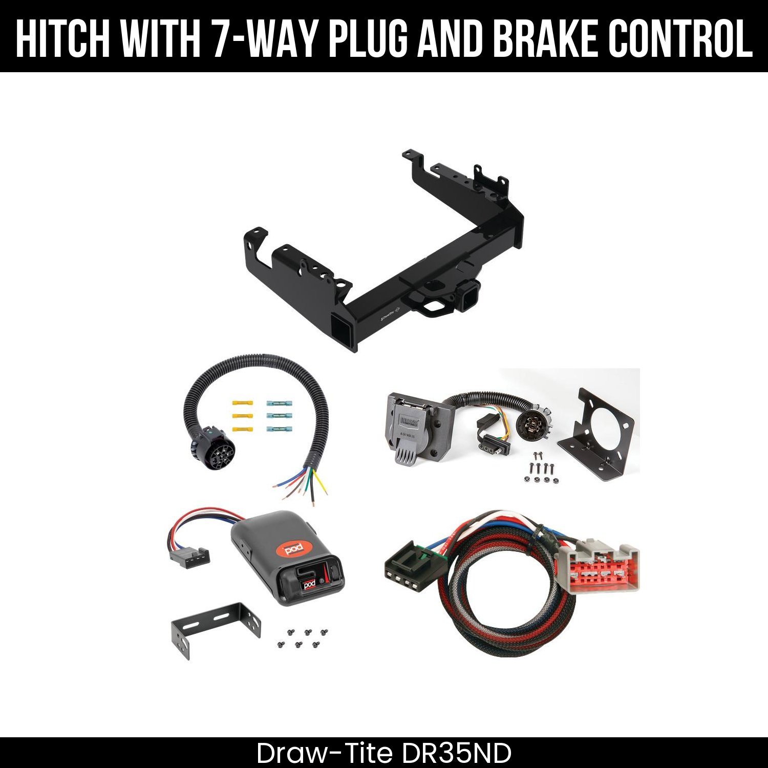 Trailer Hitch , 7-Way , Pro Series POD Brake Control