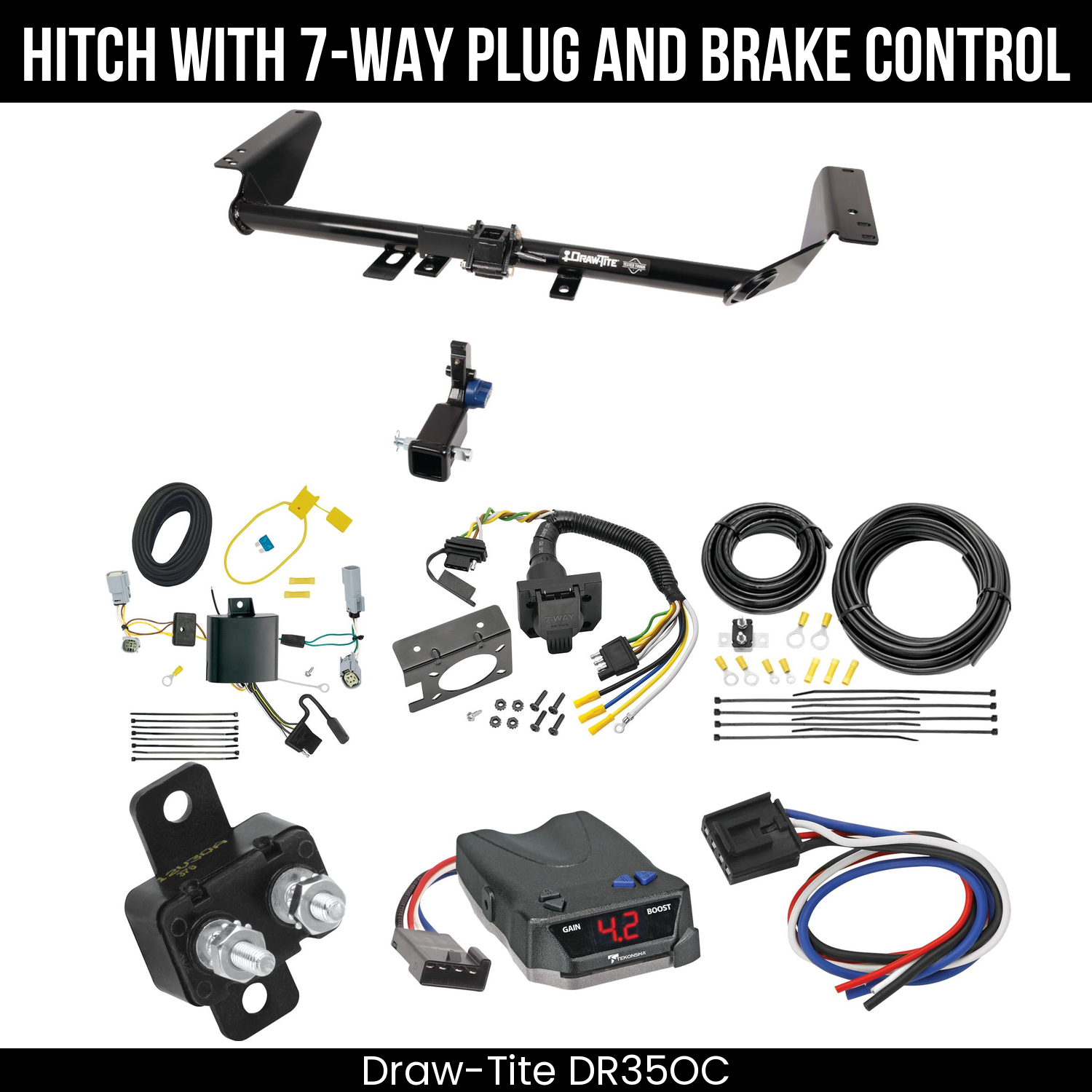 Trailer Hitch , 7-Way , Tekonsha Brake EVN Control