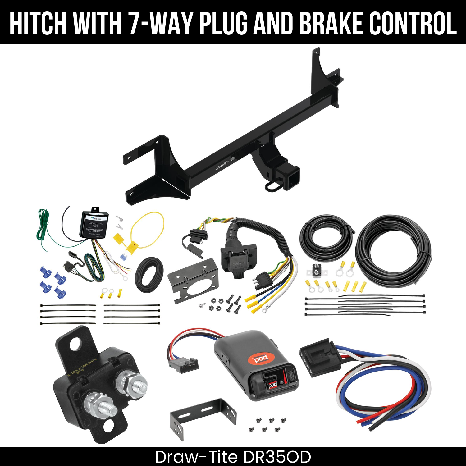 Trailer Hitch , 7-Way , Pro Series POD Brake Control