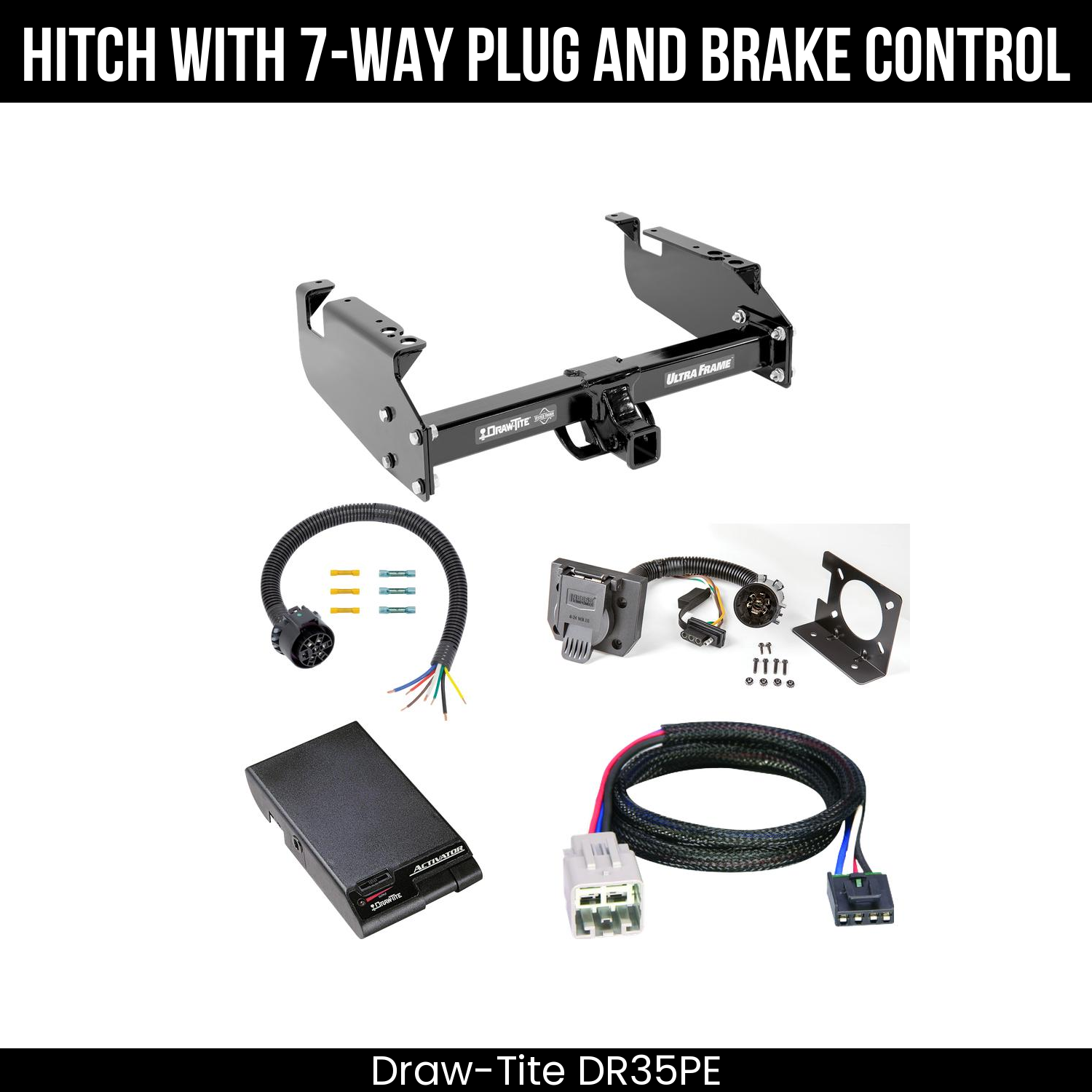 Trailer Hitch , 7-Way , Draw-Tite Activator Brake Control