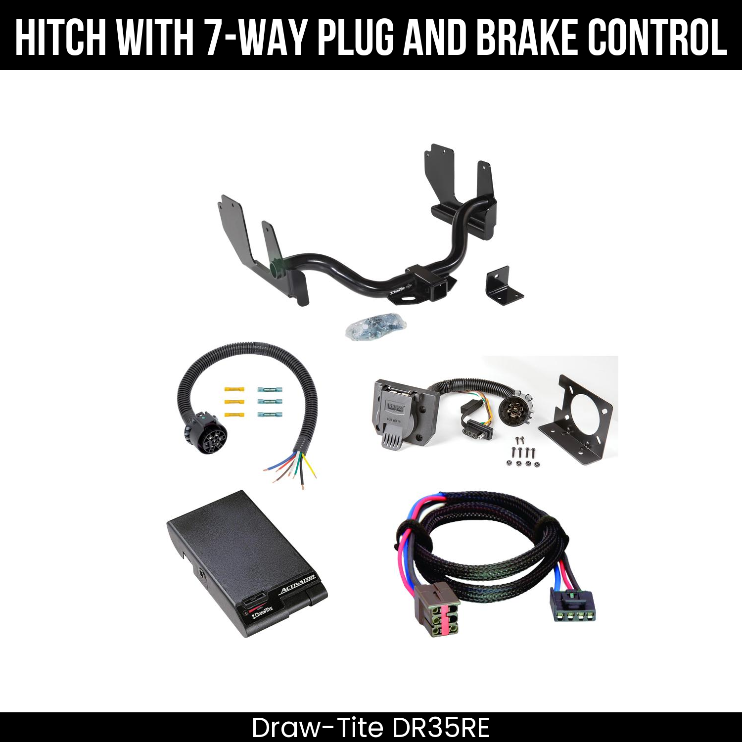 Trailer Hitch , 7-Way , Draw-Tite Activator Brake Control