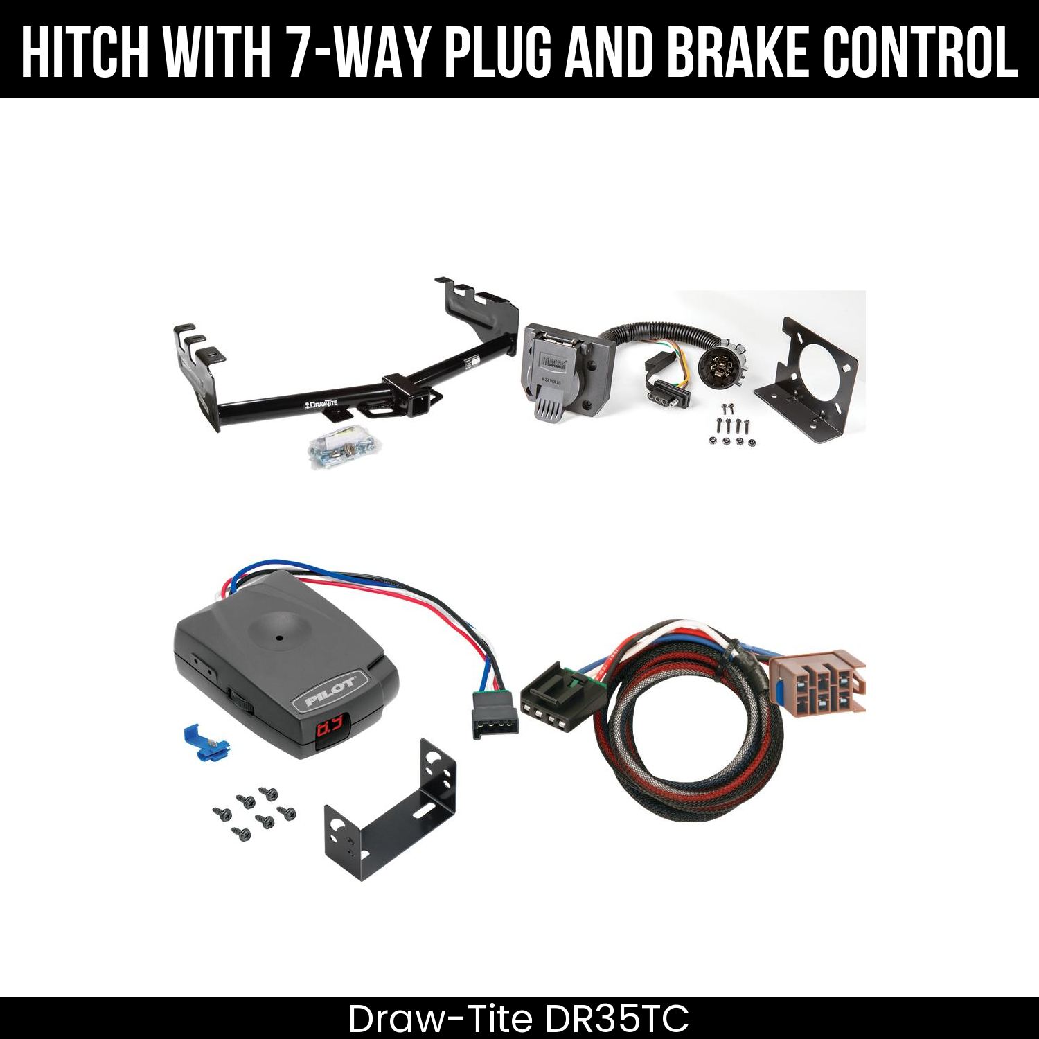 Trailer Hitch , 7-Way , Pro Series Pilot Brake Control