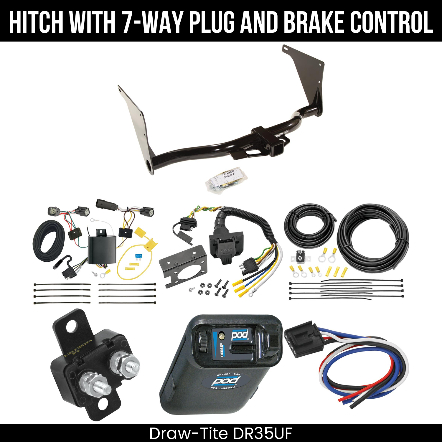 Trailer Hitch , 7-Way , Reese POD Brake Control