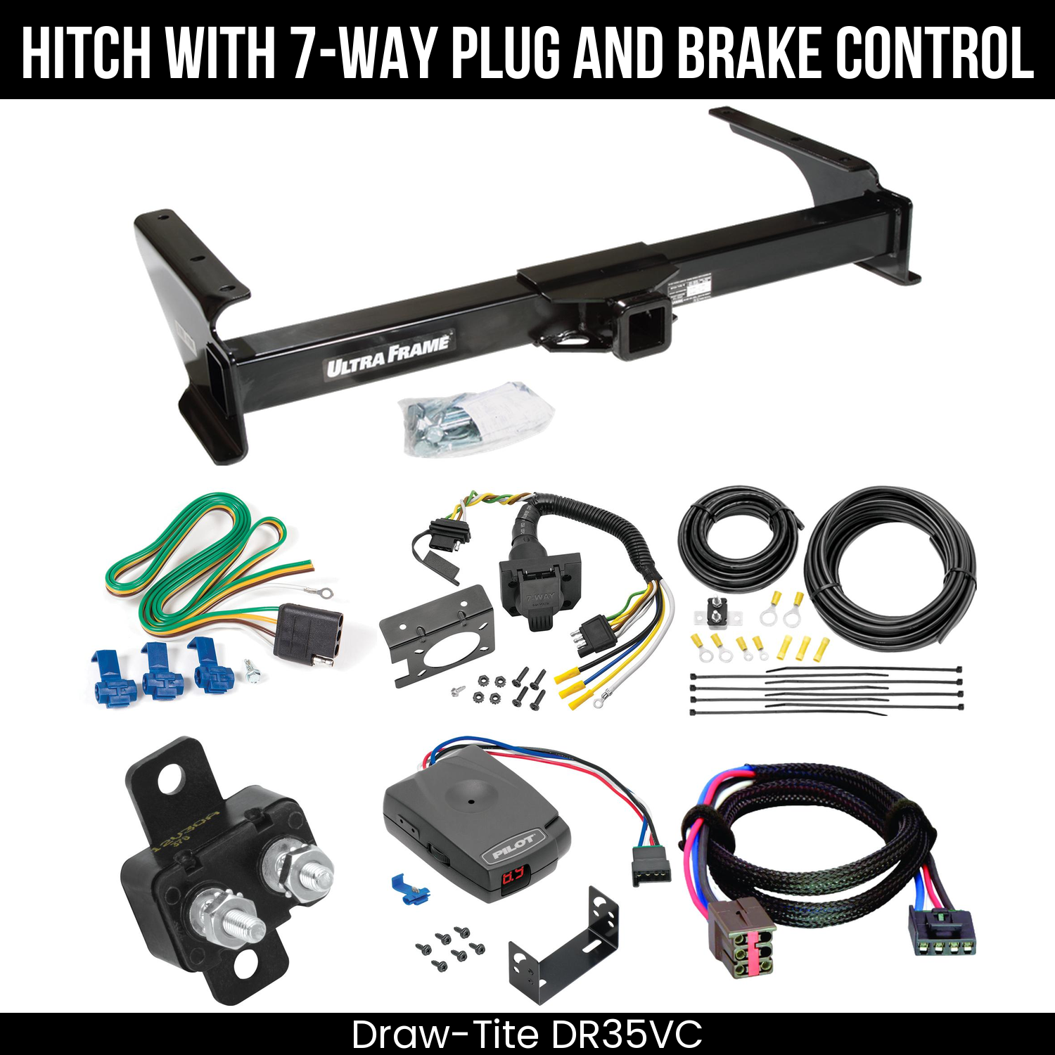 Trailer Hitch , 7-Way , Pro Series Pilot Brake Control