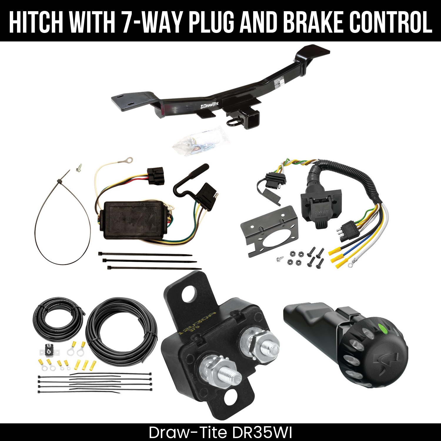 Trailer Hitch , 7-Way , Tekonsha Voyager iD Smart Brake Control