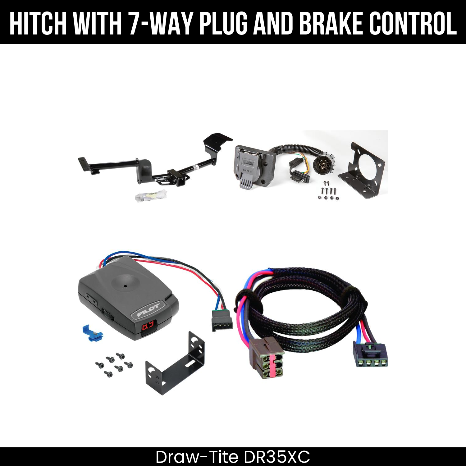 Trailer Hitch , 7-Way , Pro Series Pilot Brake Control