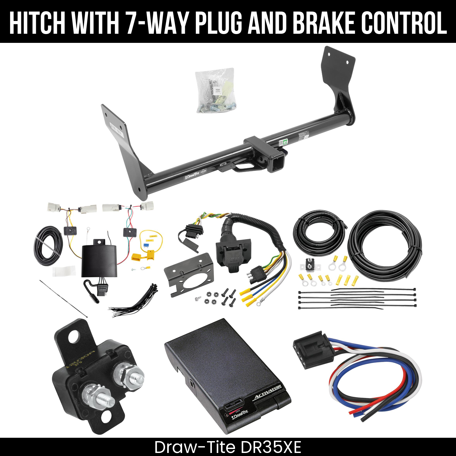 Trailer Hitch , 7-Way , Draw-Tite Activator Brake Control