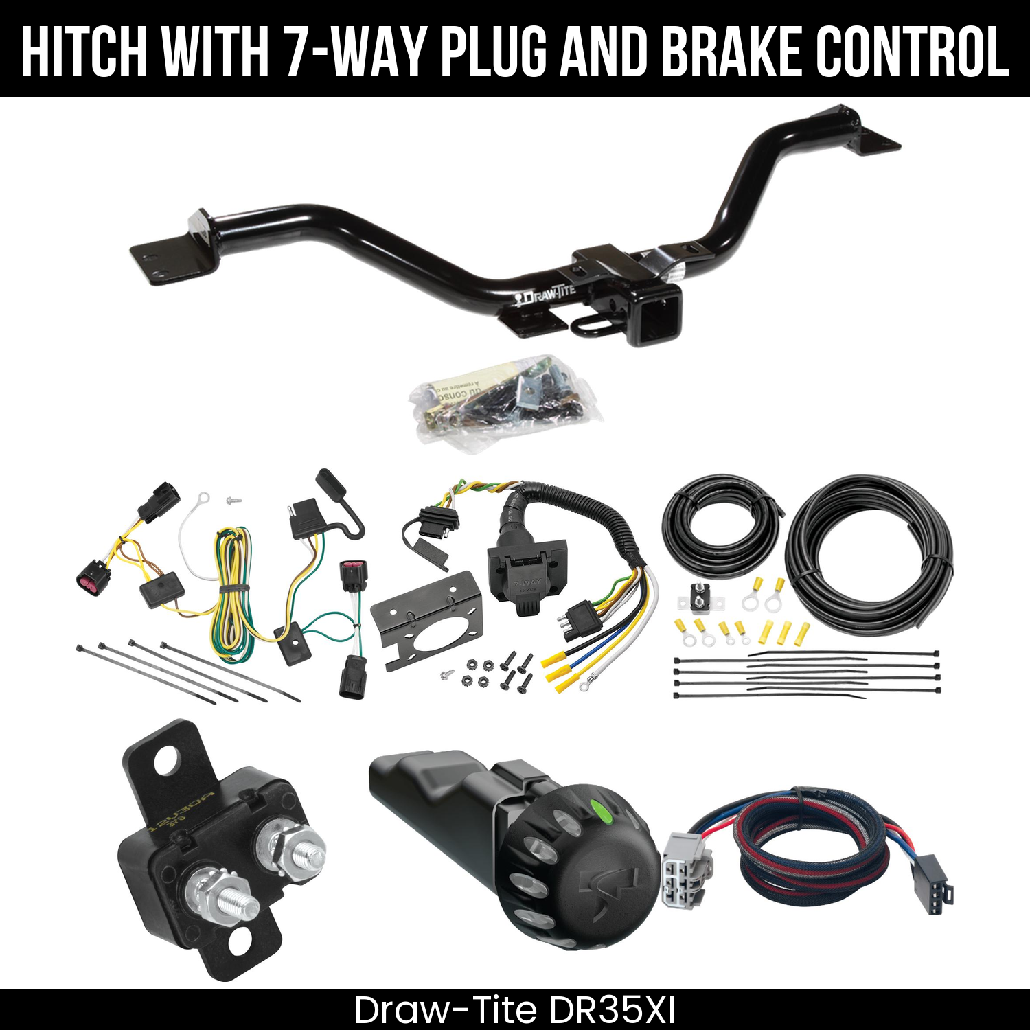 Trailer Hitch , 7-Way , Tekonsha Voyager iD Smart Brake Control